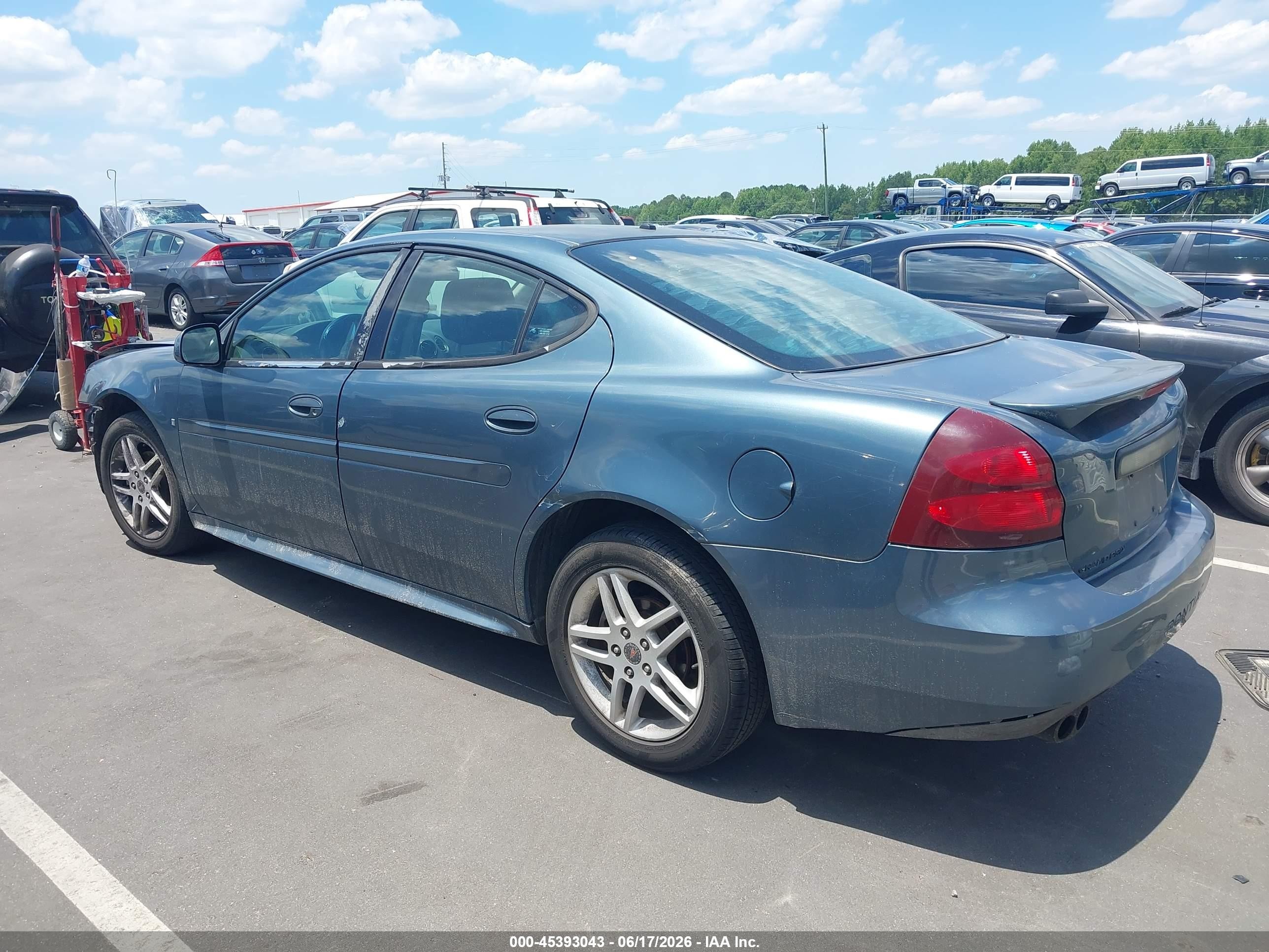 2006 Pontiac Grand Prix Gt Blue vin: 2G2WR554261154901