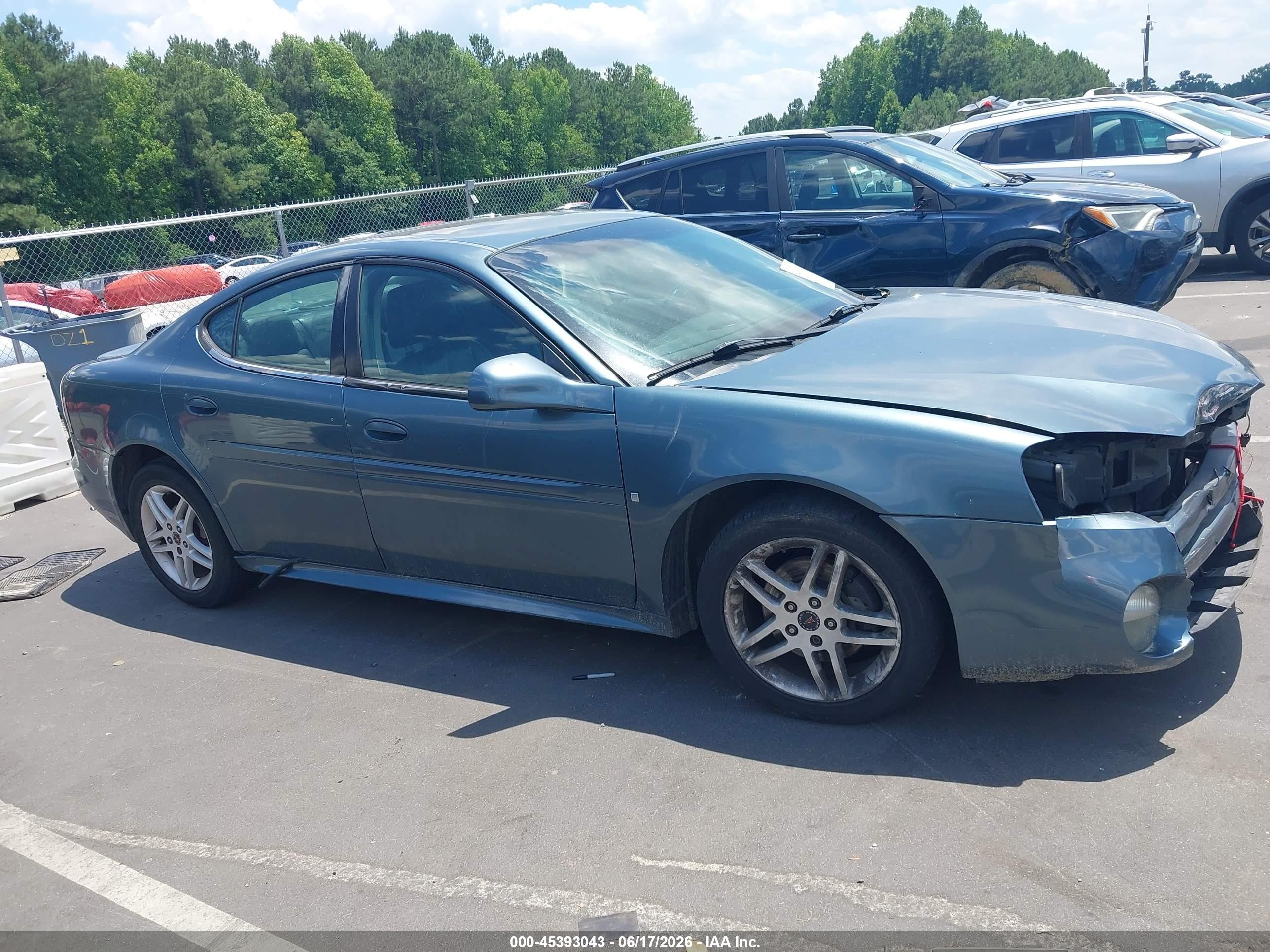 2006 Pontiac Grand Prix Gt Blue vin: 2G2WR554261154901
