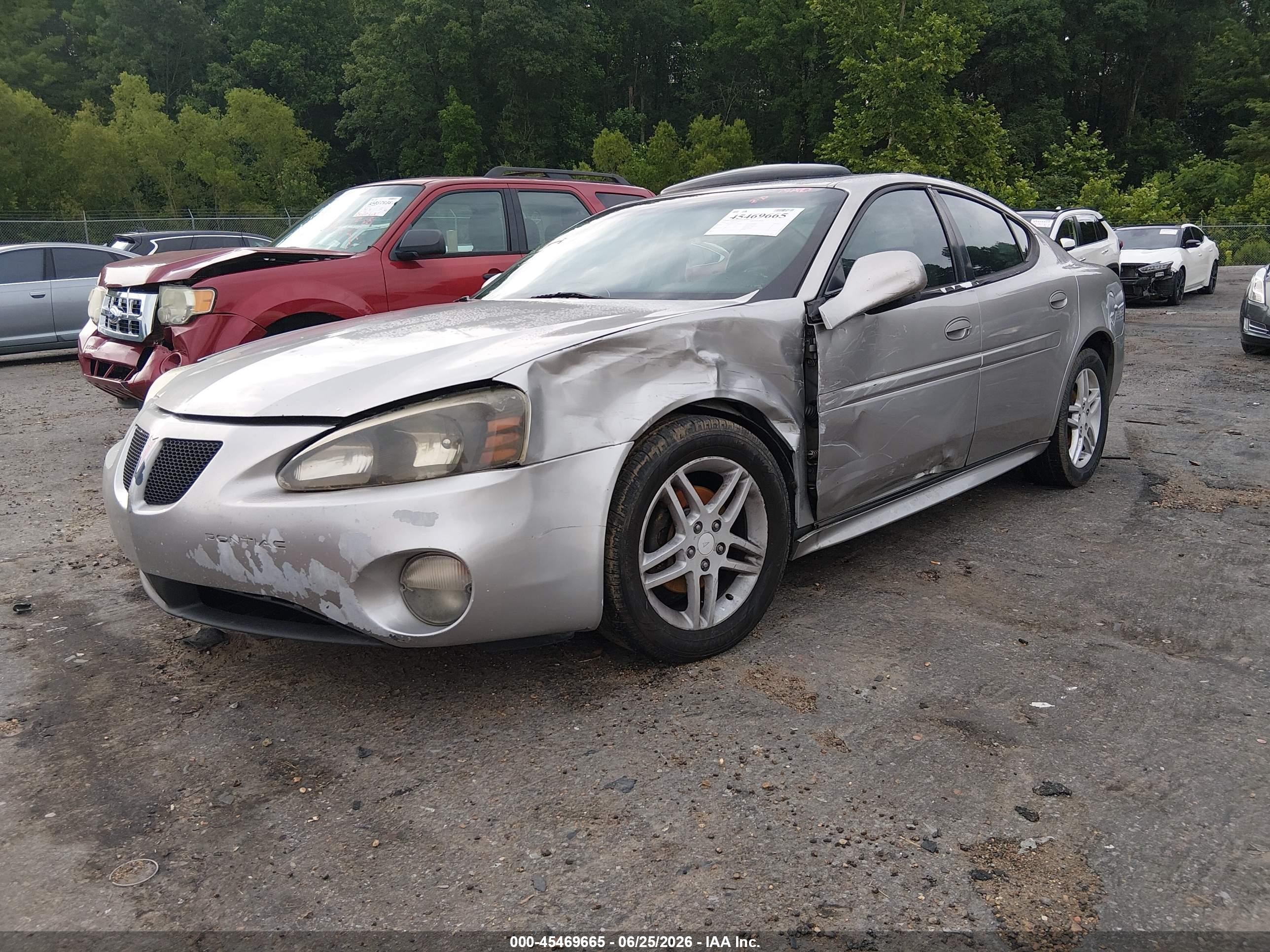 2006 Pontiac Grand Prix Gt Silver vin: 2G2WR554361165261