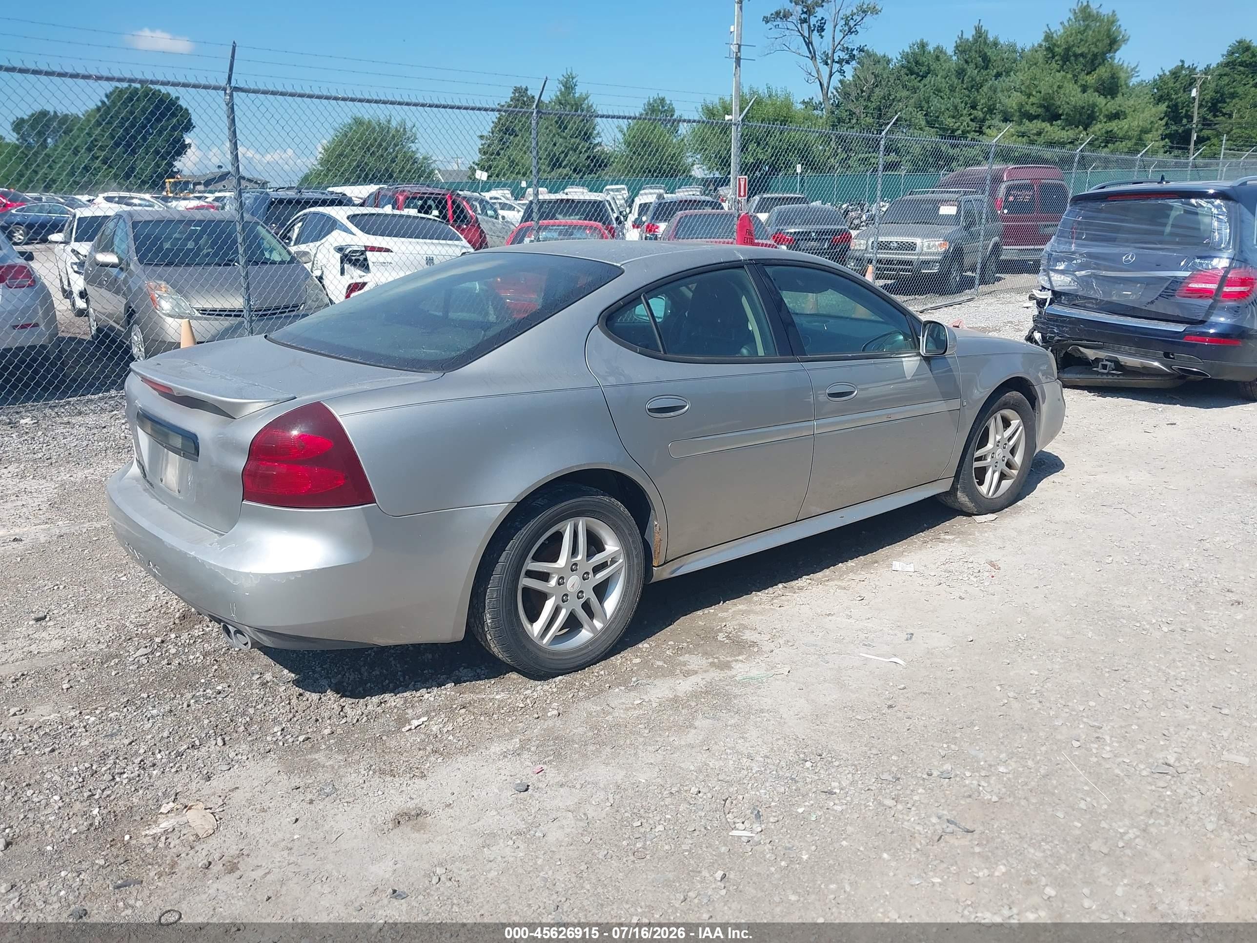 2007 Pontiac Grand Prix Gt Silver vin: 2G2WR554371187245