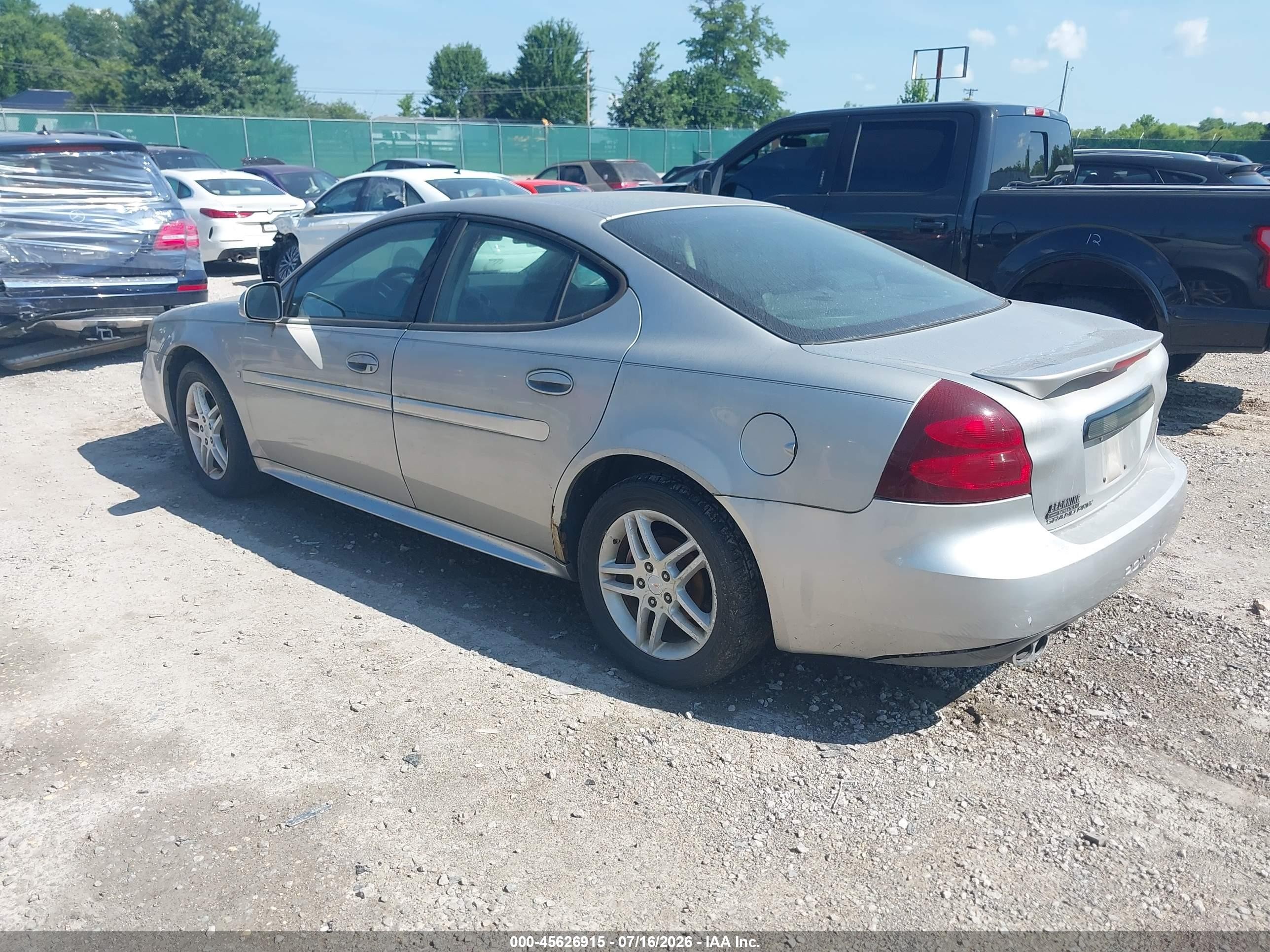 2007 Pontiac Grand Prix Gt Silver vin: 2G2WR554371187245