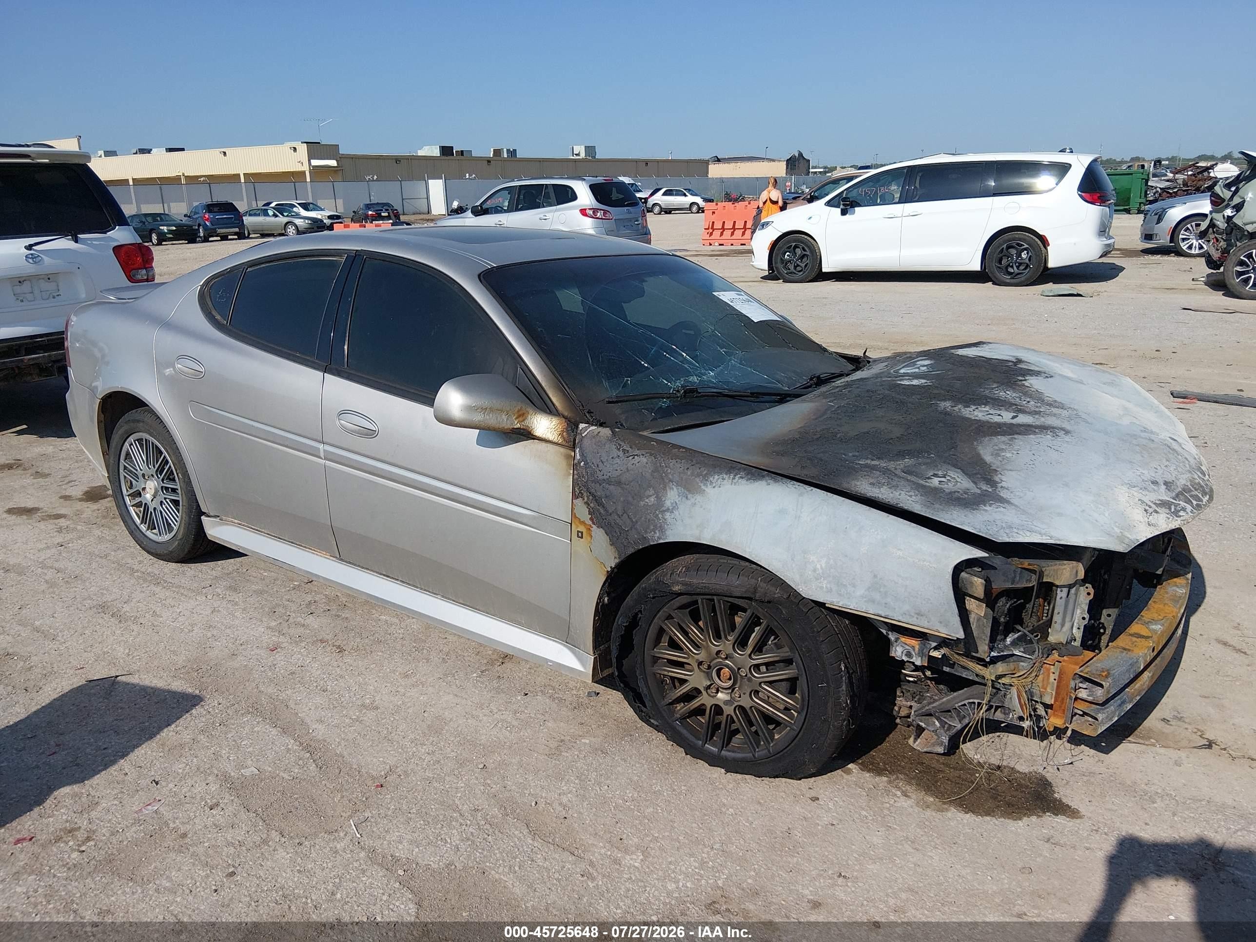 2007 Pontiac Grand Prix Gt Silver vin: 2G2WR554571150035