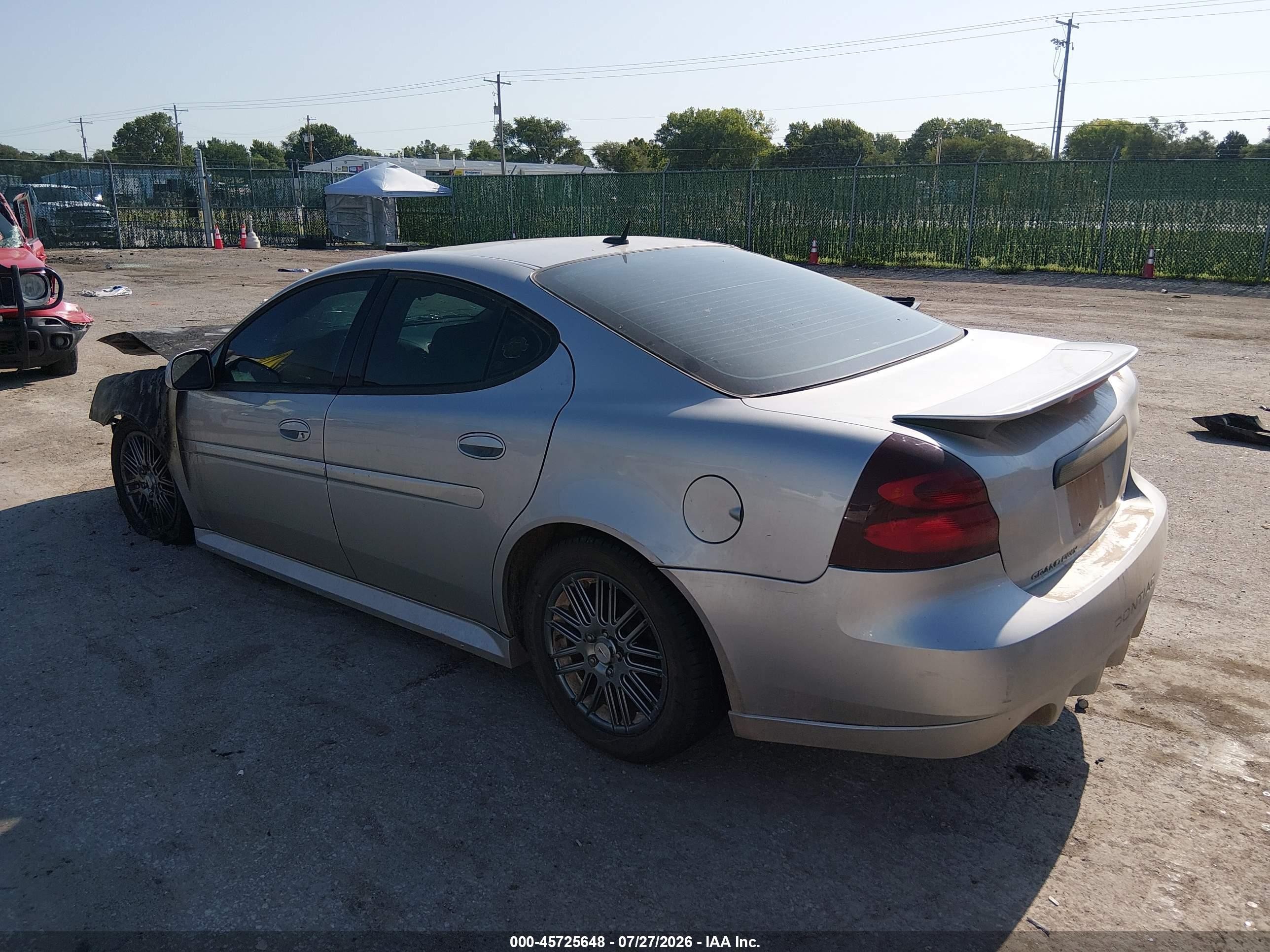 2007 Pontiac Grand Prix Gt Silver vin: 2G2WR554571150035