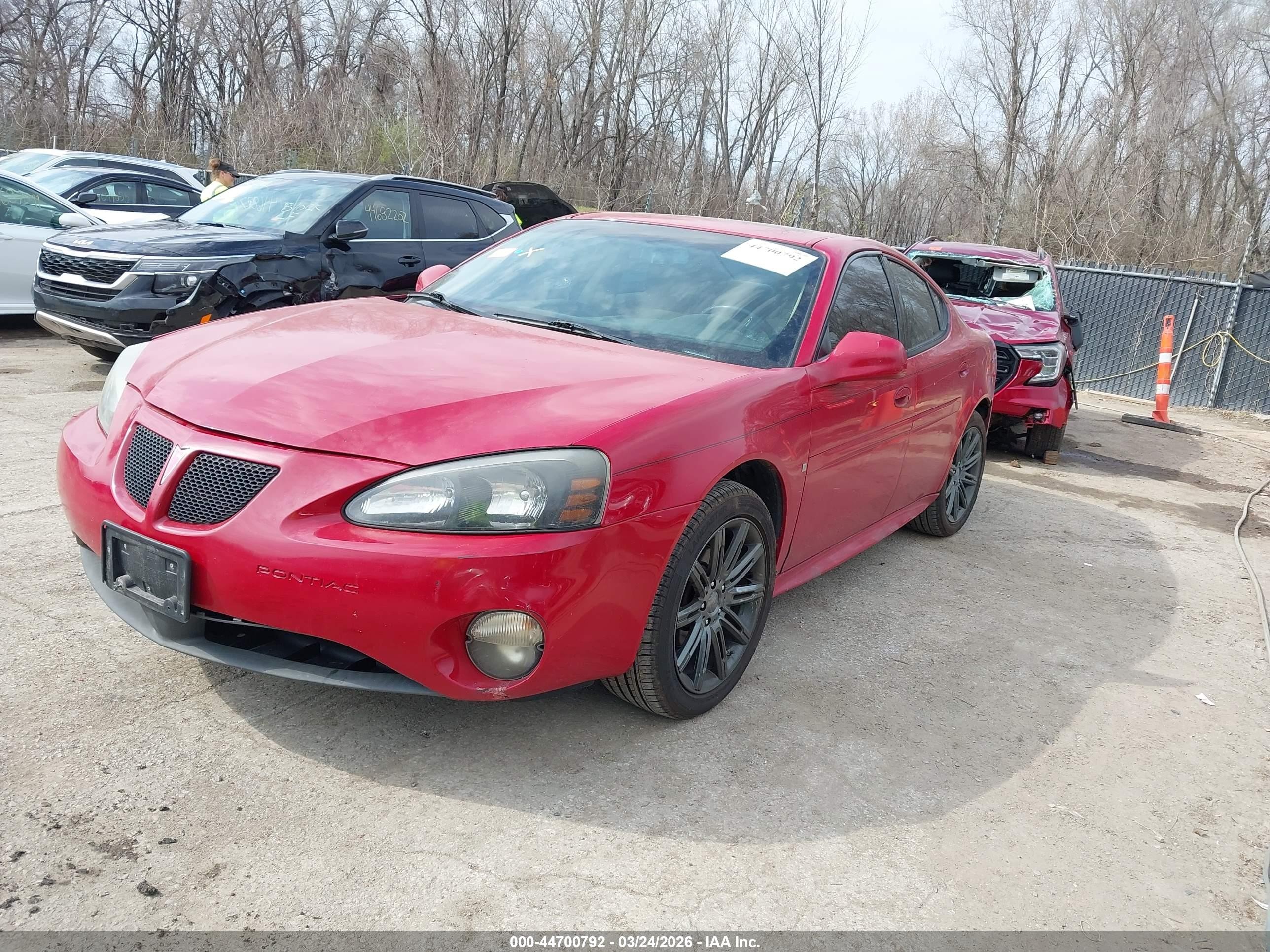 2007 Pontiac Grand Prix Gt Red vin: 2G2WR554571223887
