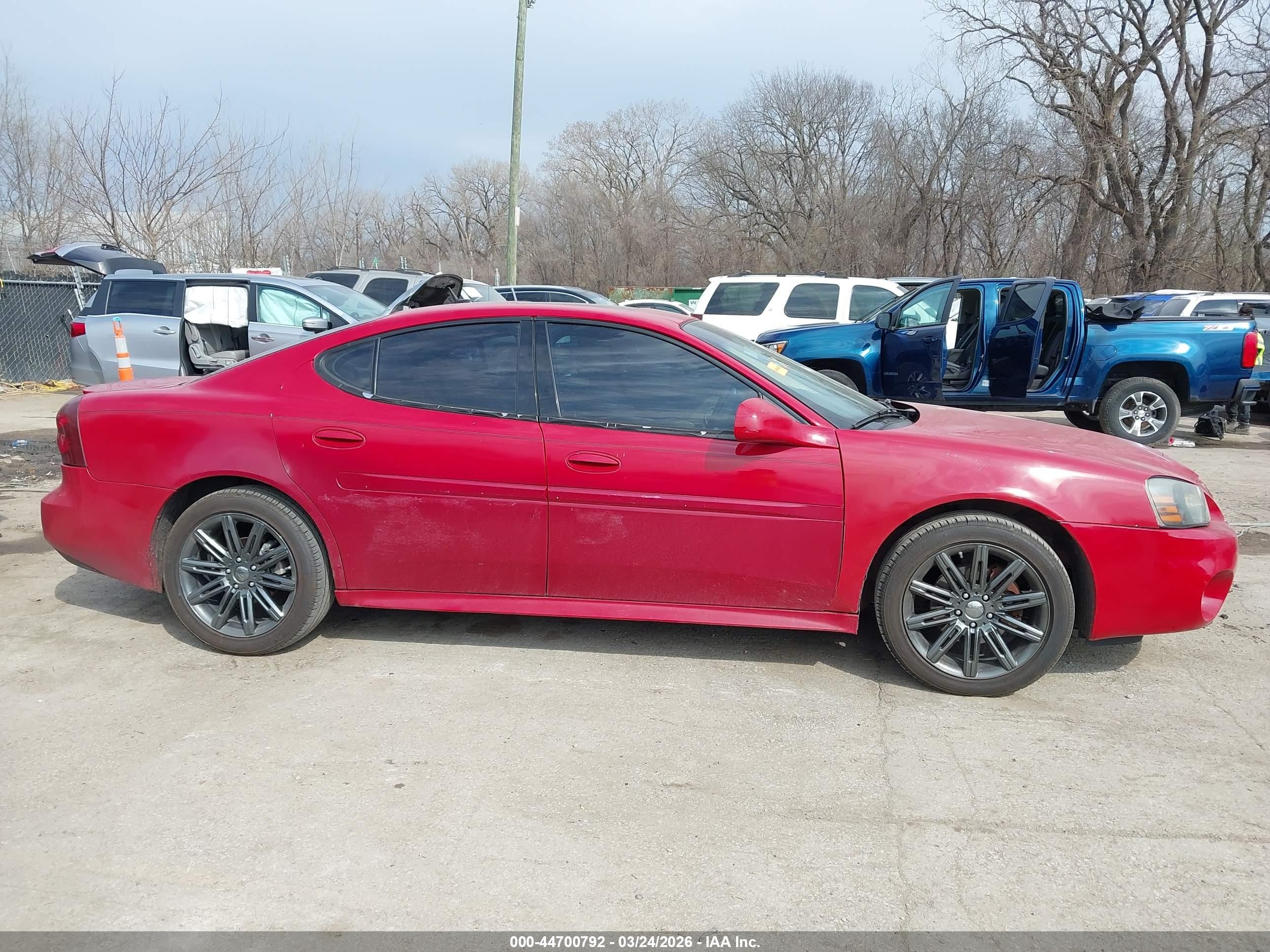 2007 Pontiac Grand Prix Gt Red vin: 2G2WR554571223887