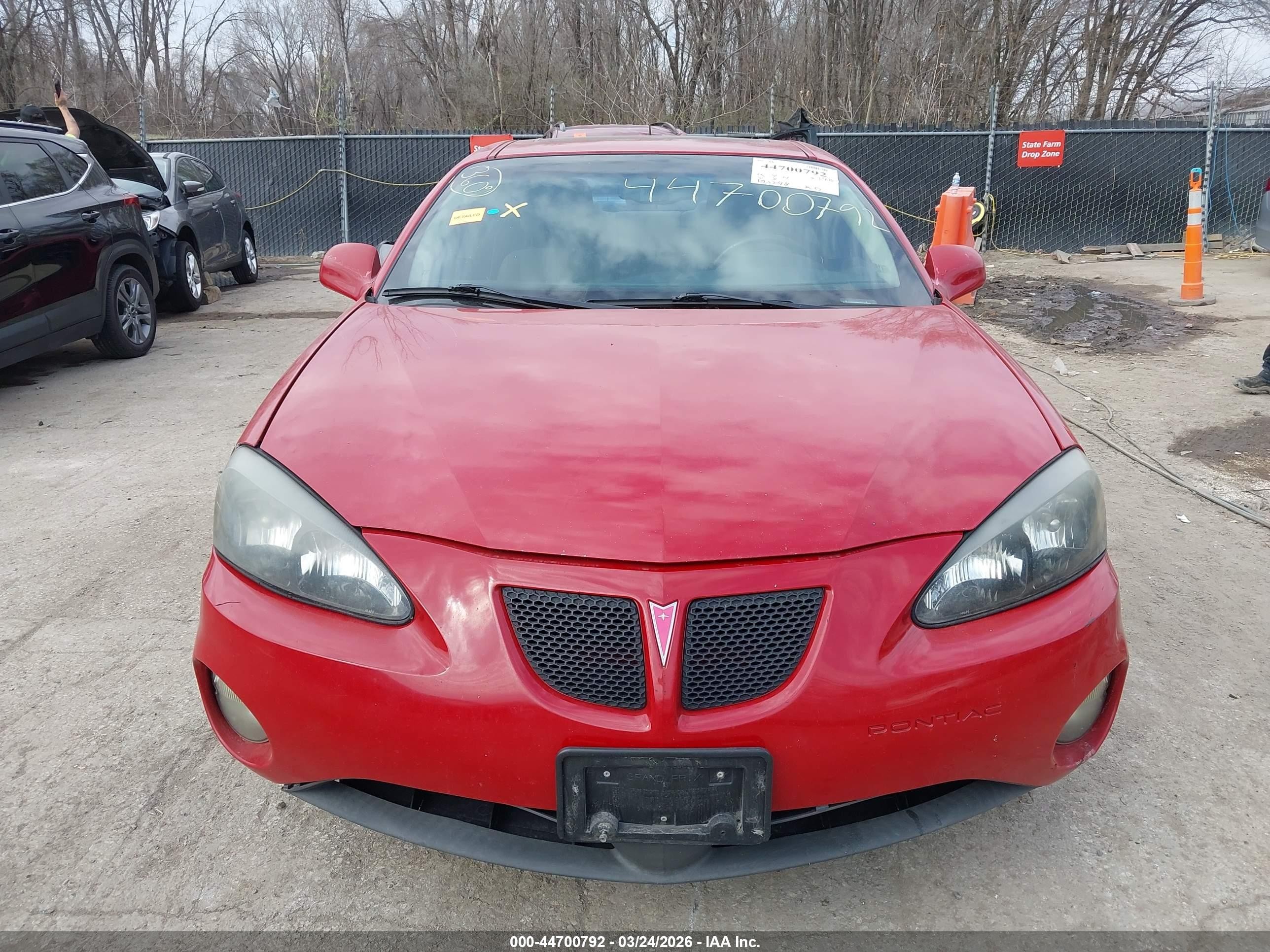2007 Pontiac Grand Prix Gt Red vin: 2G2WR554571223887
