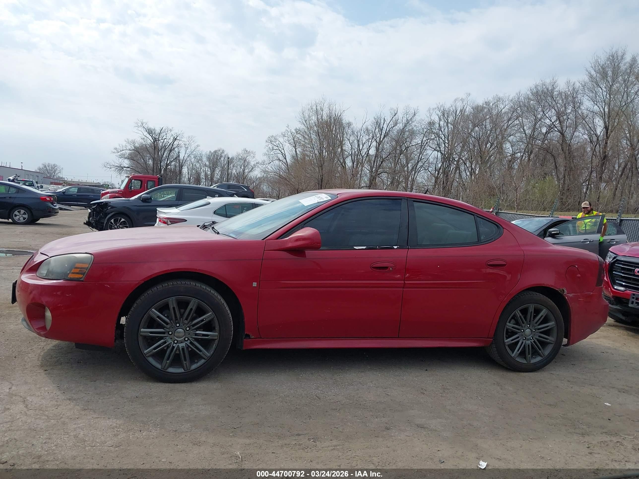 2007 Pontiac Grand Prix Gt Red vin: 2G2WR554571223887