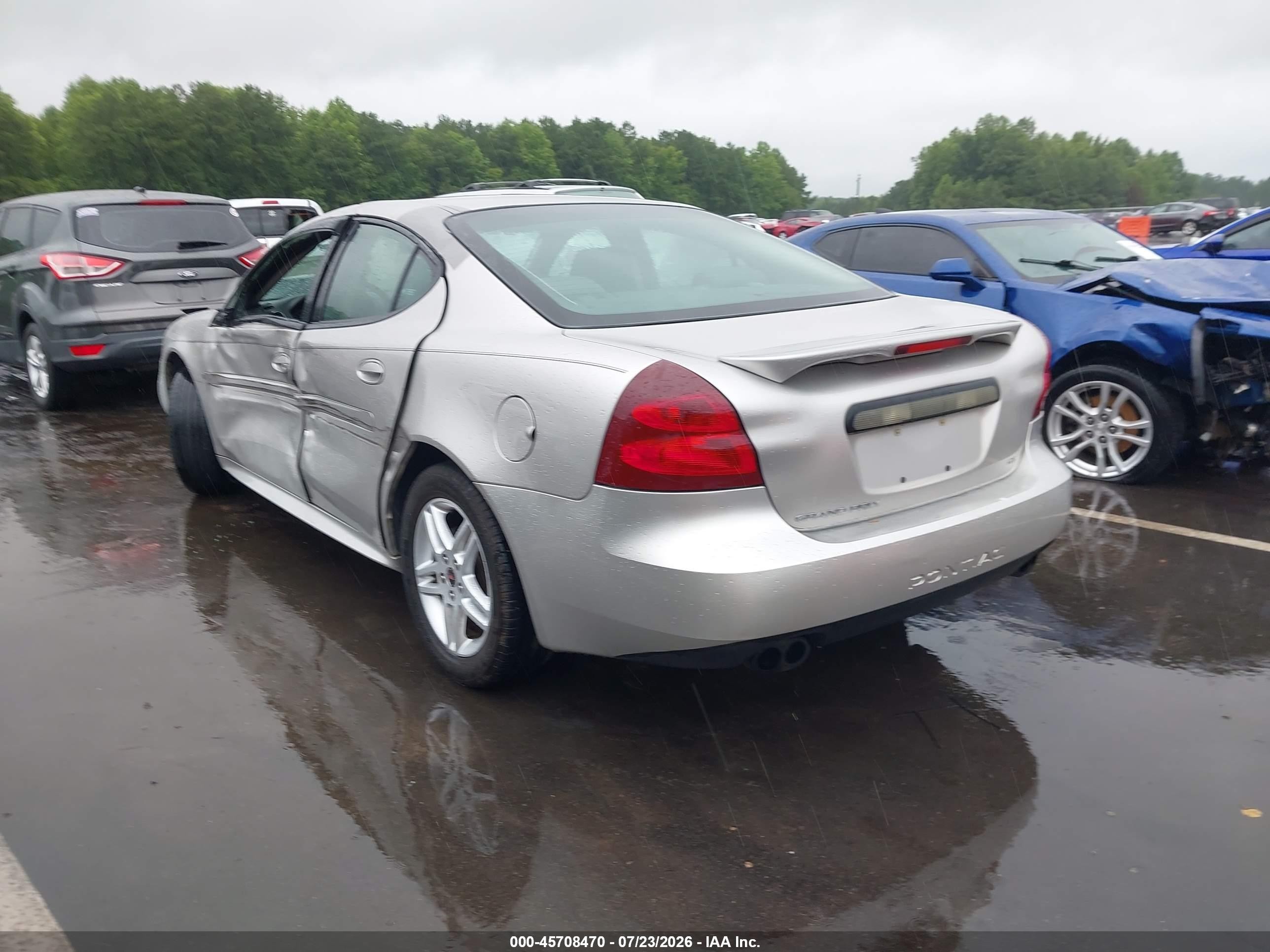 2006 Pontiac Grand Prix Gt Silver vin: 2G2WR554761112031