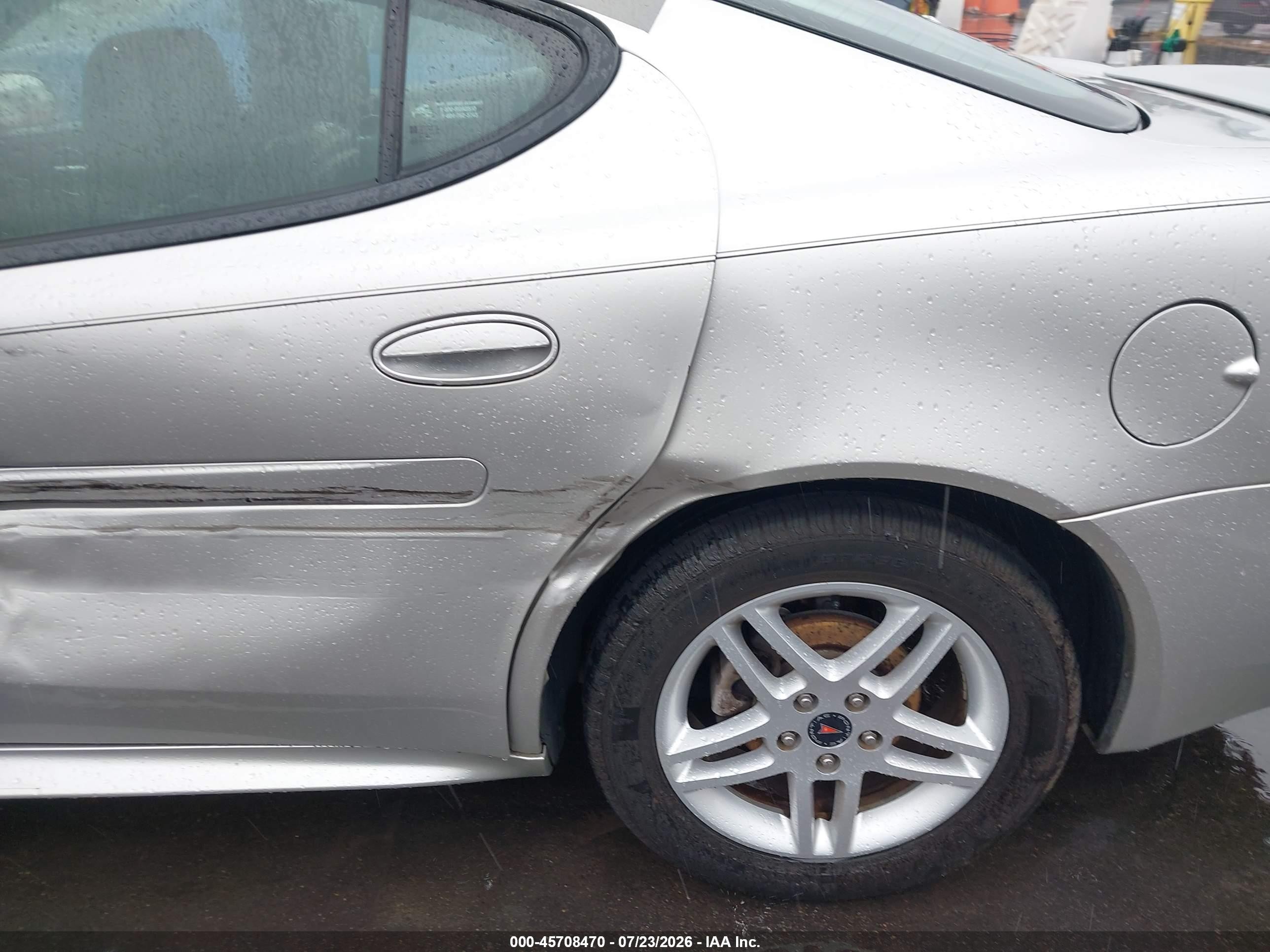 2006 Pontiac Grand Prix Gt Silver vin: 2G2WR554761112031