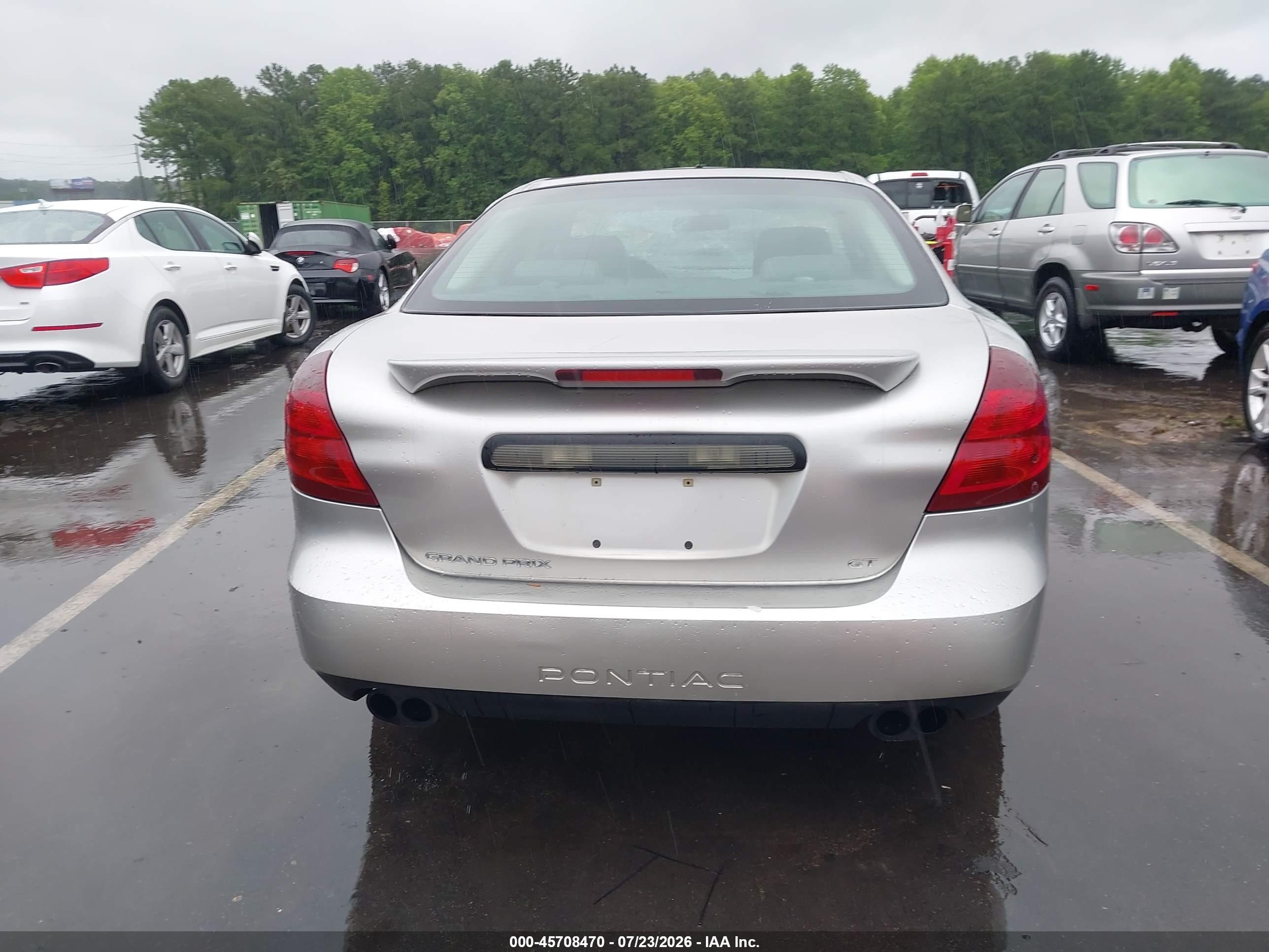 2006 Pontiac Grand Prix Gt Silver vin: 2G2WR554761112031