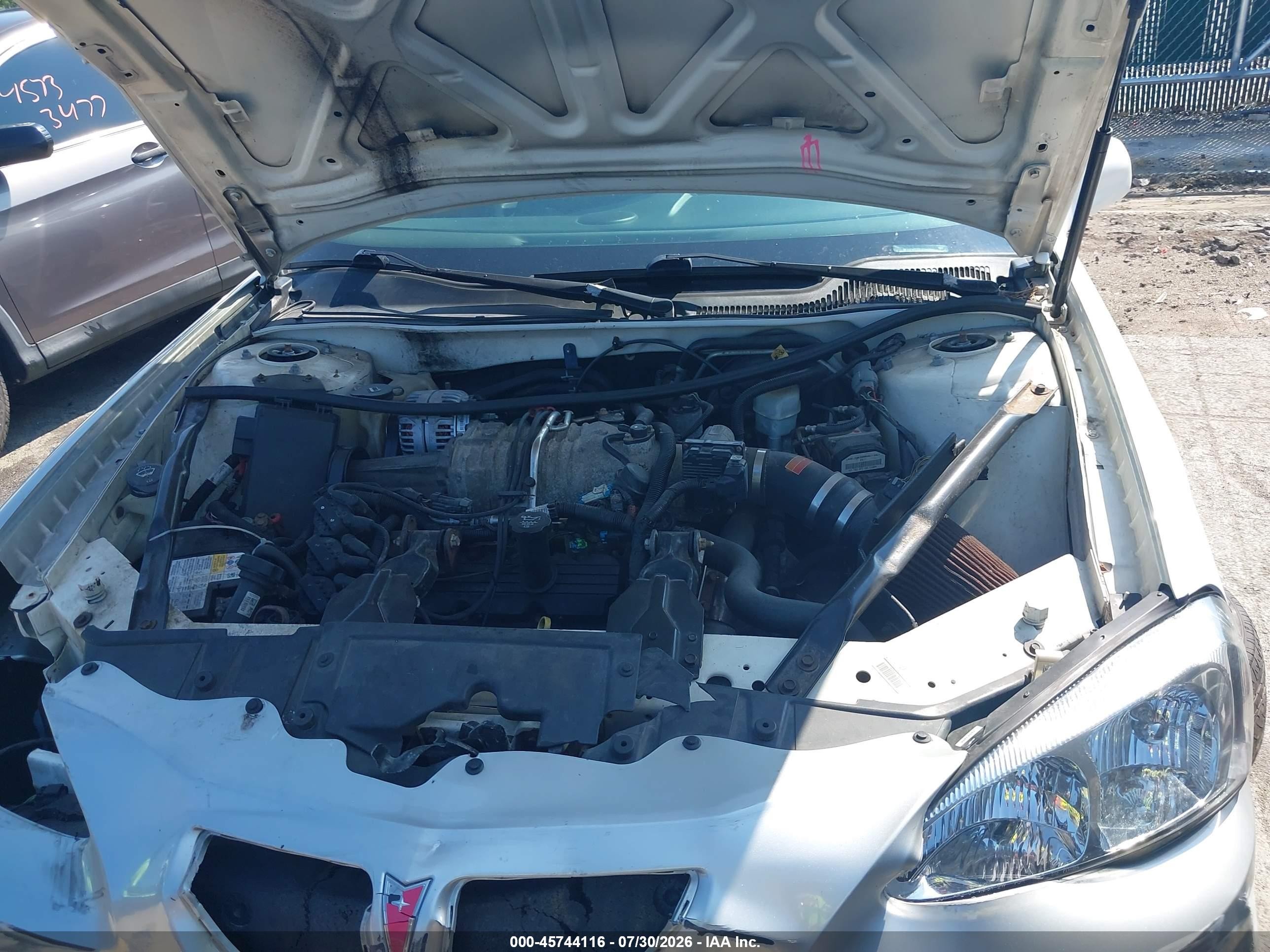 2006 Pontiac Grand Prix Gt White vin: 2G2WR554761235943