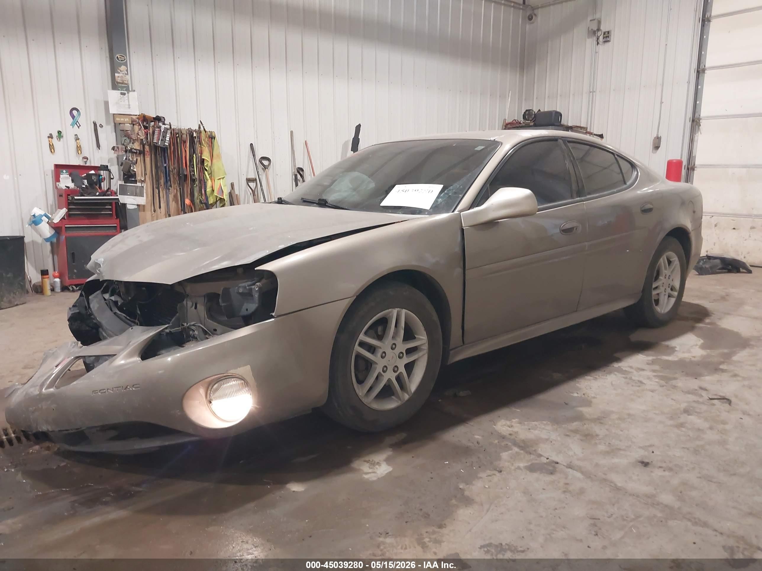 2007 Pontiac Grand Prix Gt Beige vin: 2G2WR554971160003