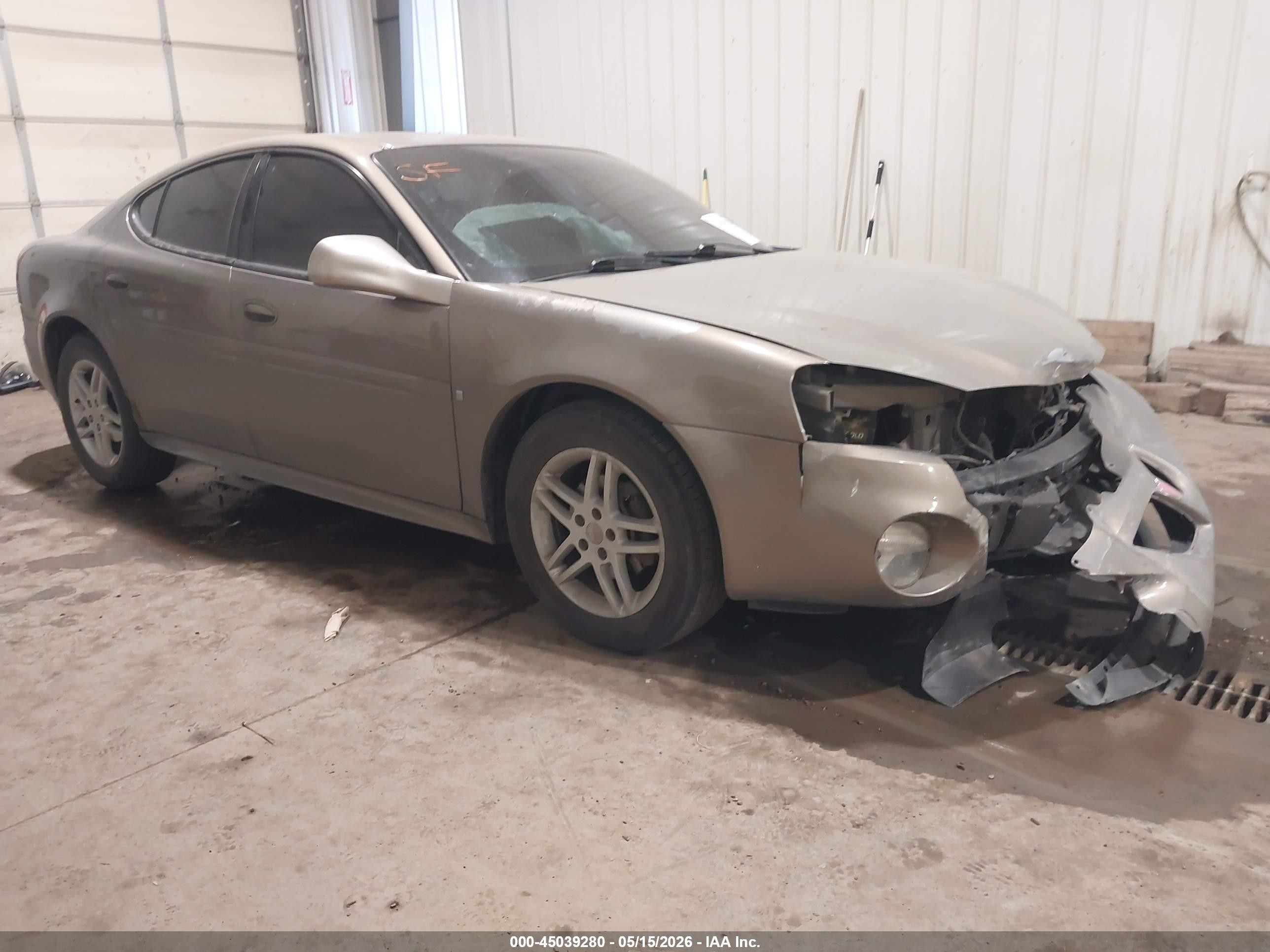 2007 Pontiac Grand Prix Gt Бежевый vin: 2G2WR554971160003