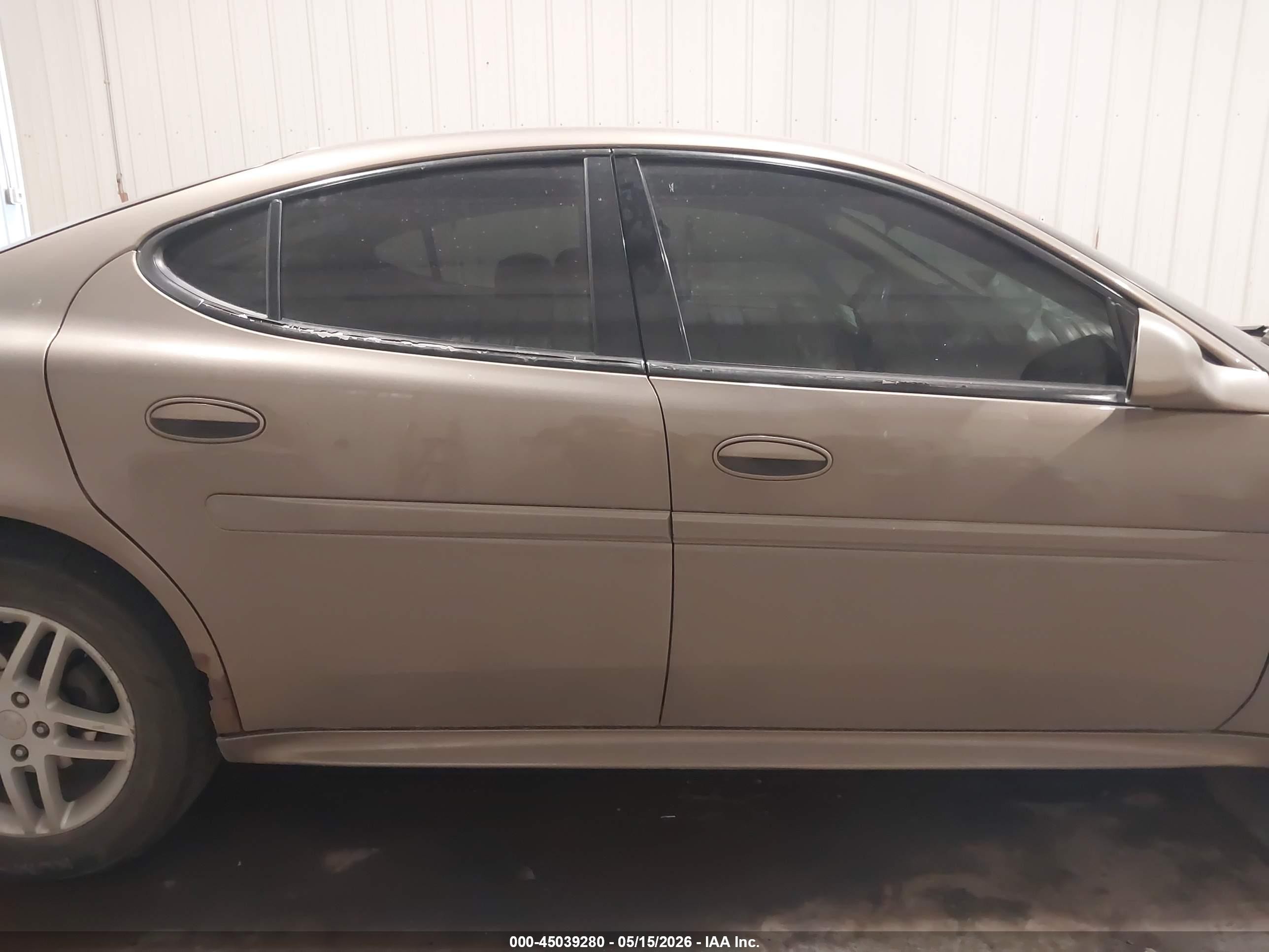 2007 Pontiac Grand Prix Gt Beige vin: 2G2WR554971160003
