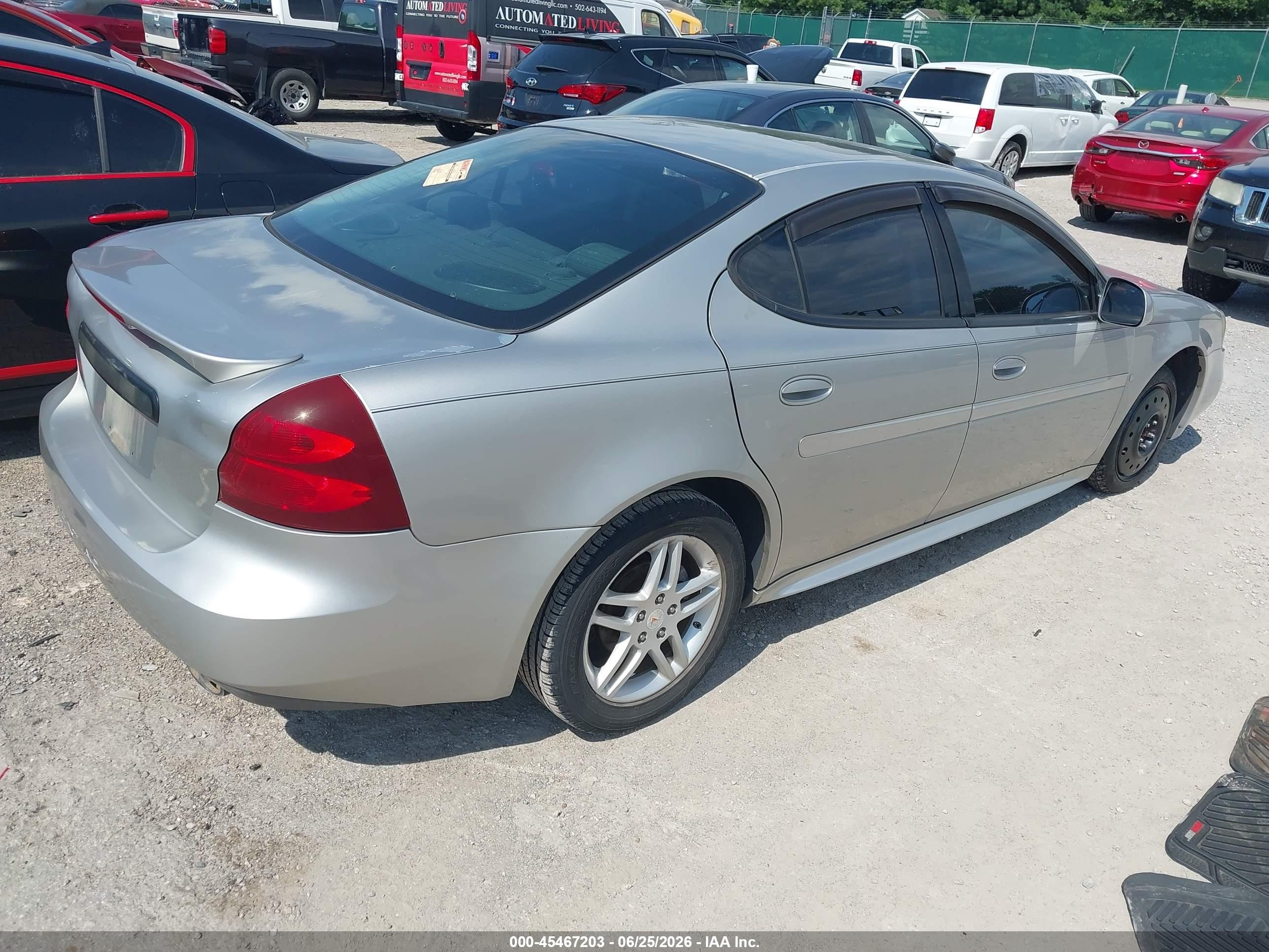 2007 Pontiac Grand Prix Gt Silver vin: 2G2WR554971209961