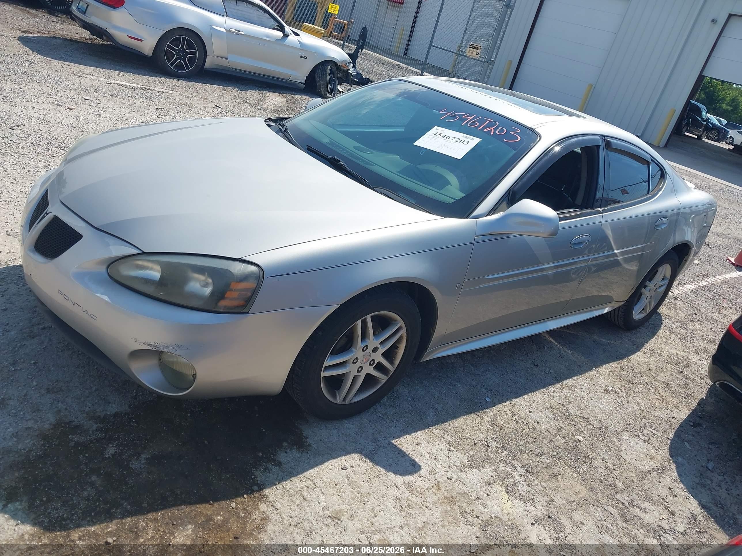 2007 Pontiac Grand Prix Gt Silver vin: 2G2WR554971209961