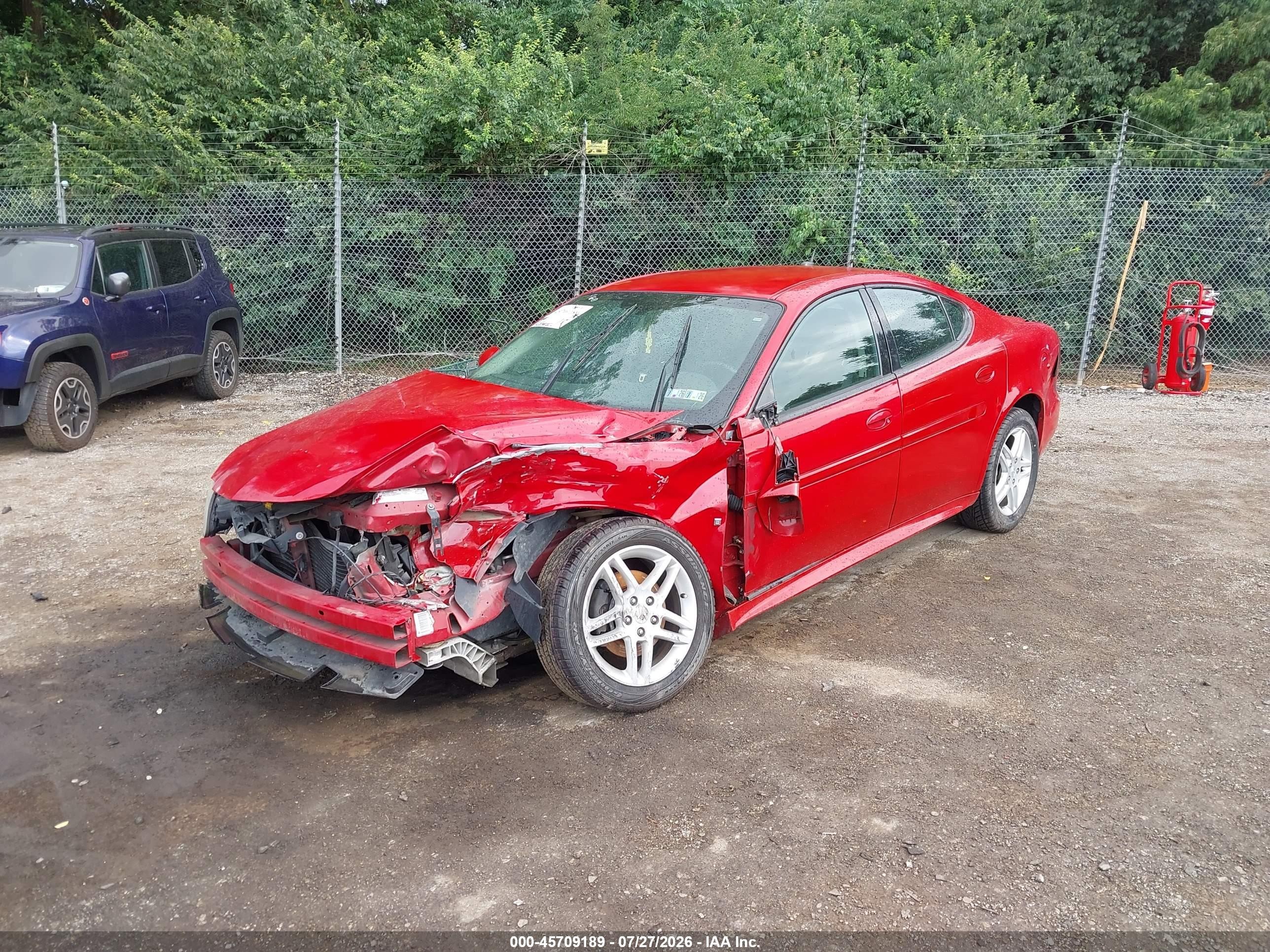 2006 Pontiac Grand Prix Gt Red vin: 2G2WR584661293585