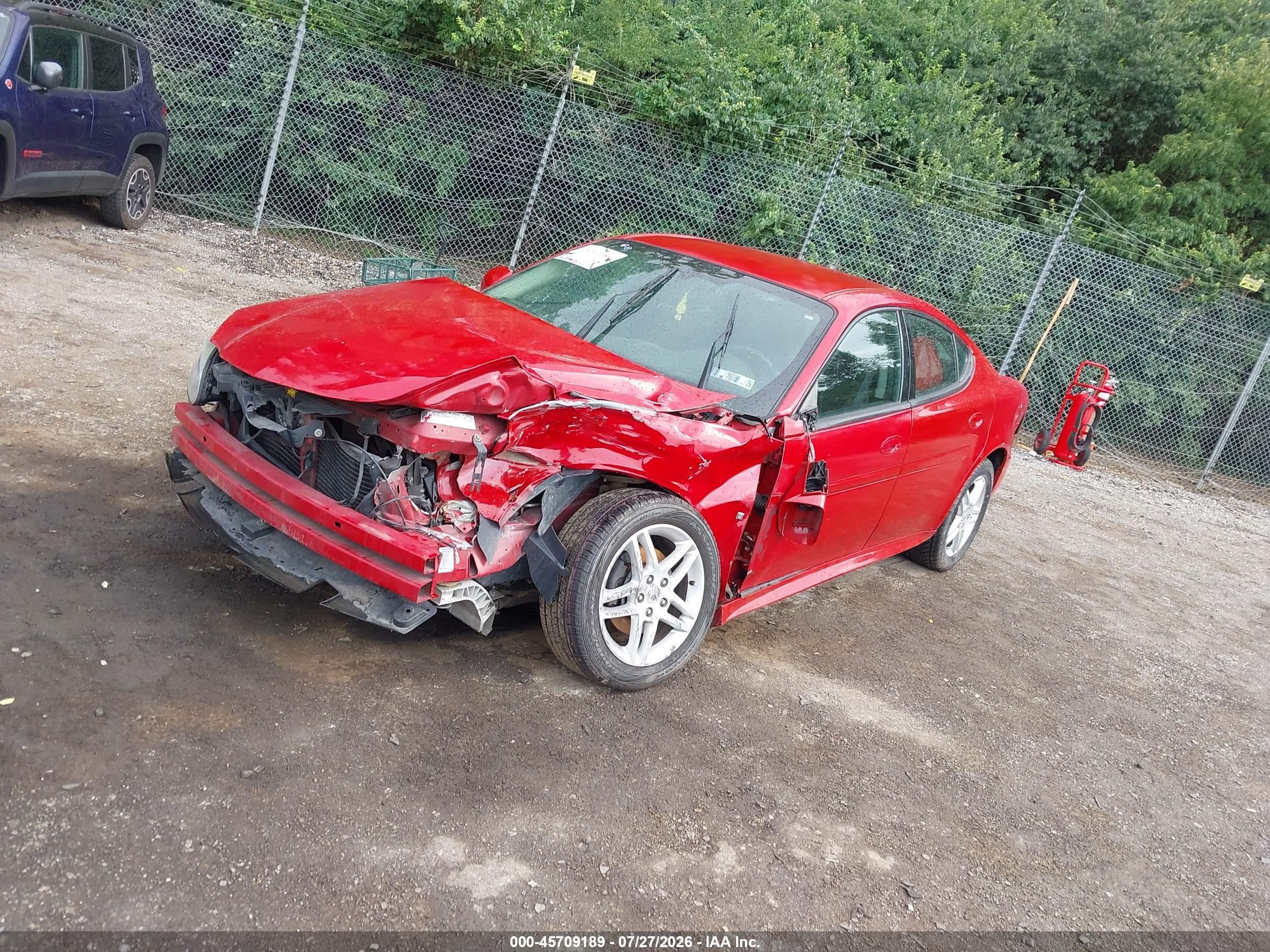 2006 Pontiac Grand Prix Gt Red vin: 2G2WR584661293585