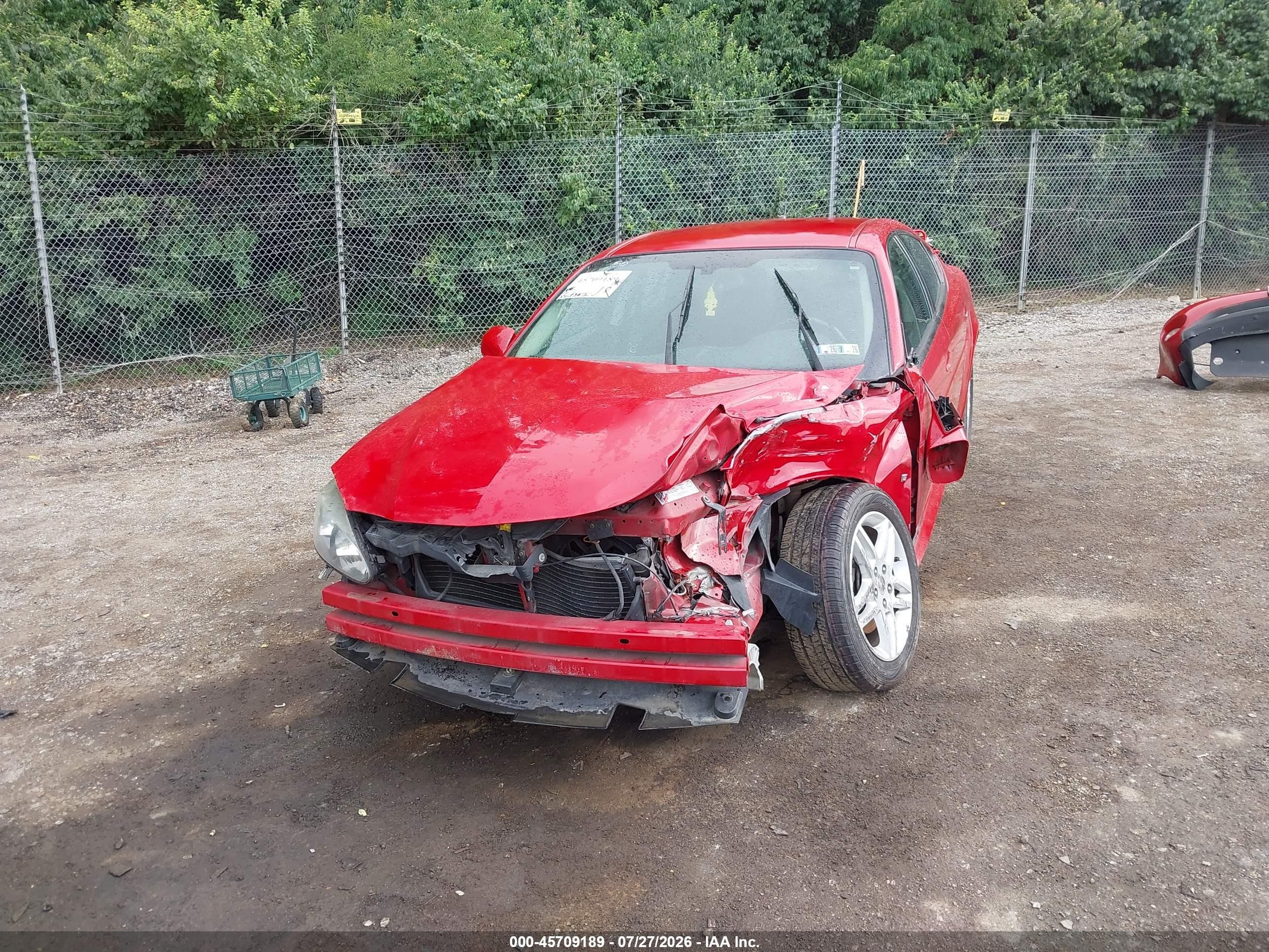 2006 Pontiac Grand Prix Gt Red vin: 2G2WR584661293585