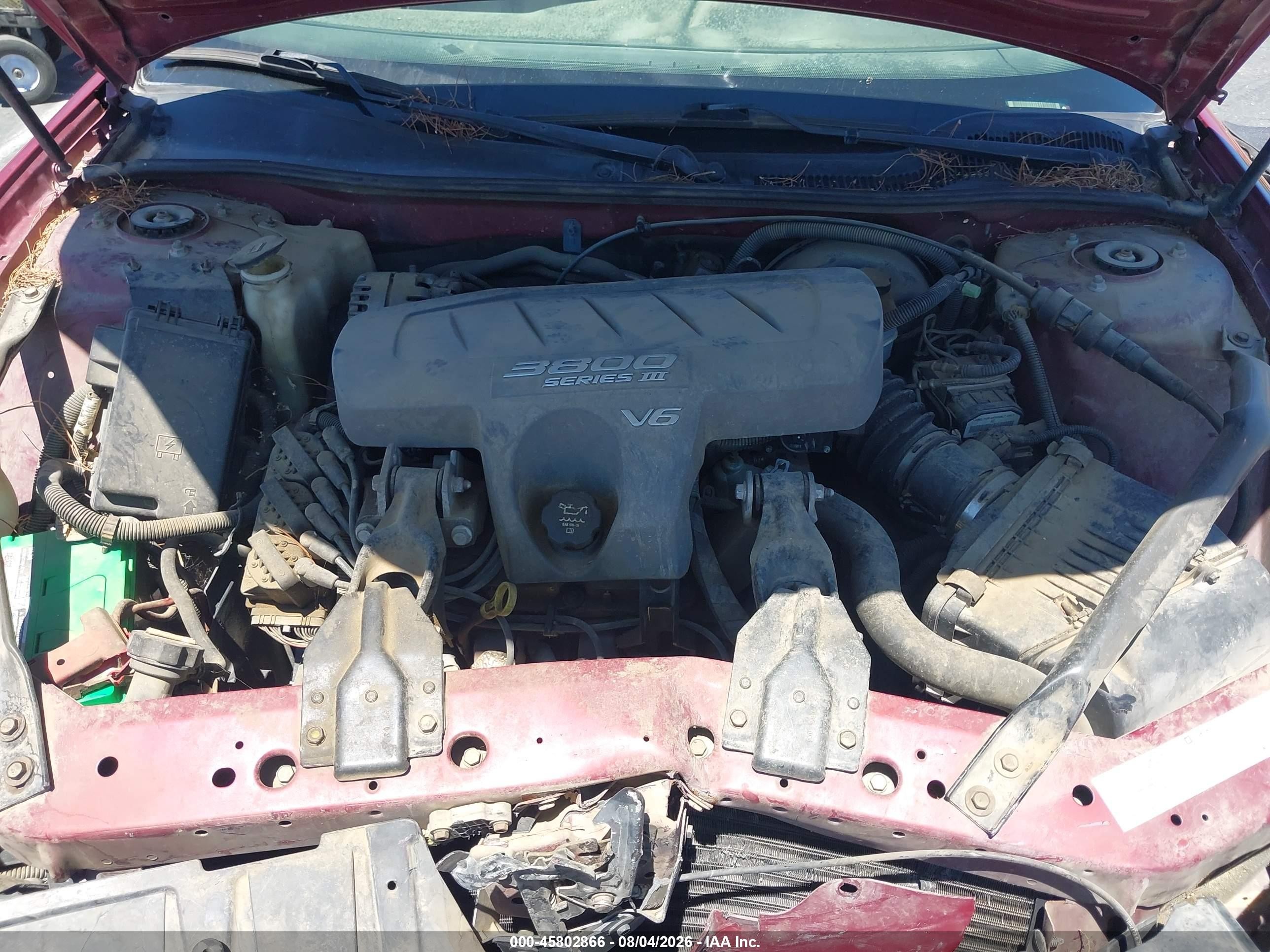 2004 Pontiac Grand Prix Gt2 Red vin: 2G2WS522041138507