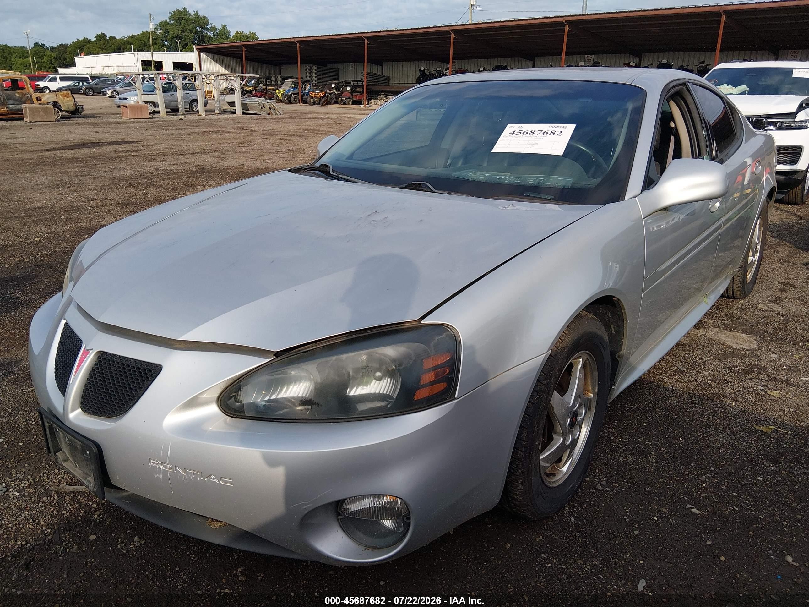 2004 Pontiac Grand Prix Gt2 Silver vin: 2G2WS522241372597