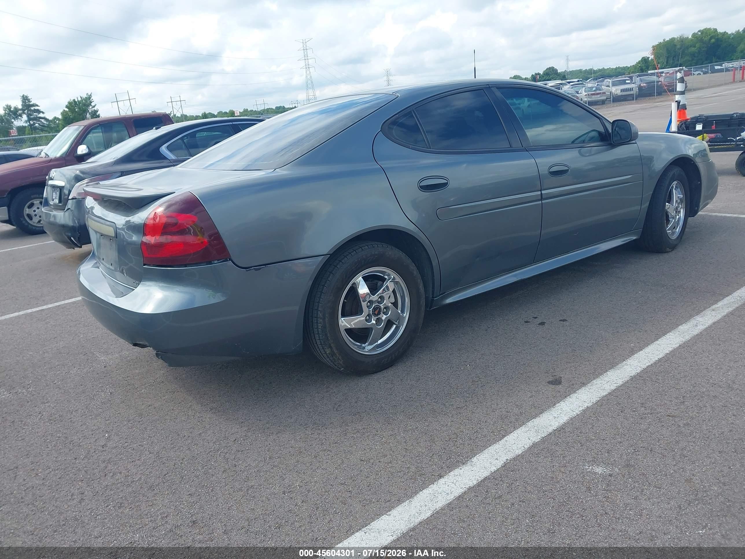 2004 Pontiac Grand Prix Gt2 Gray vin: 2G2WS522341366484