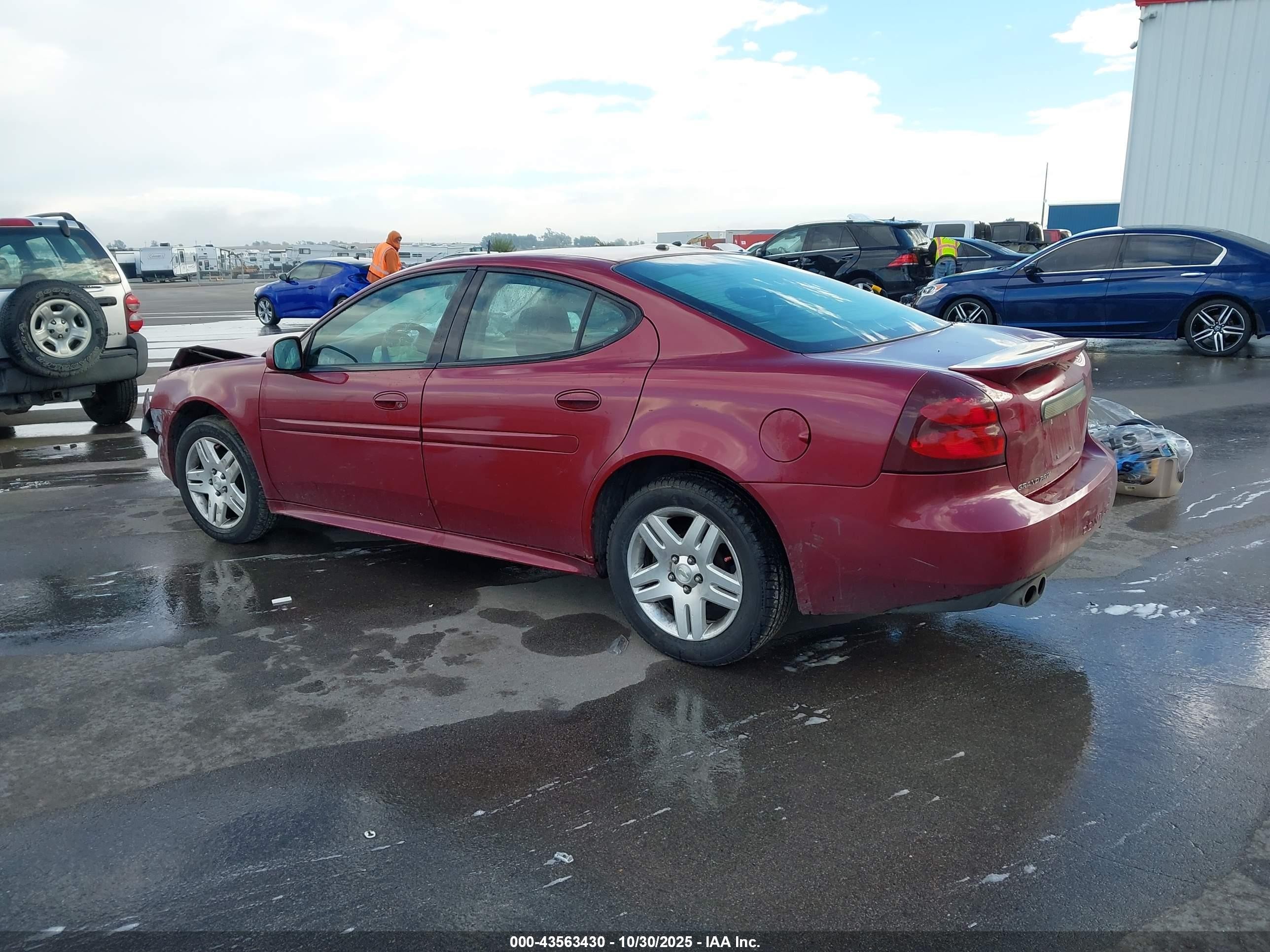 2005 Pontiac Grand Prix Gt Red vin: 2G2WS522551349459