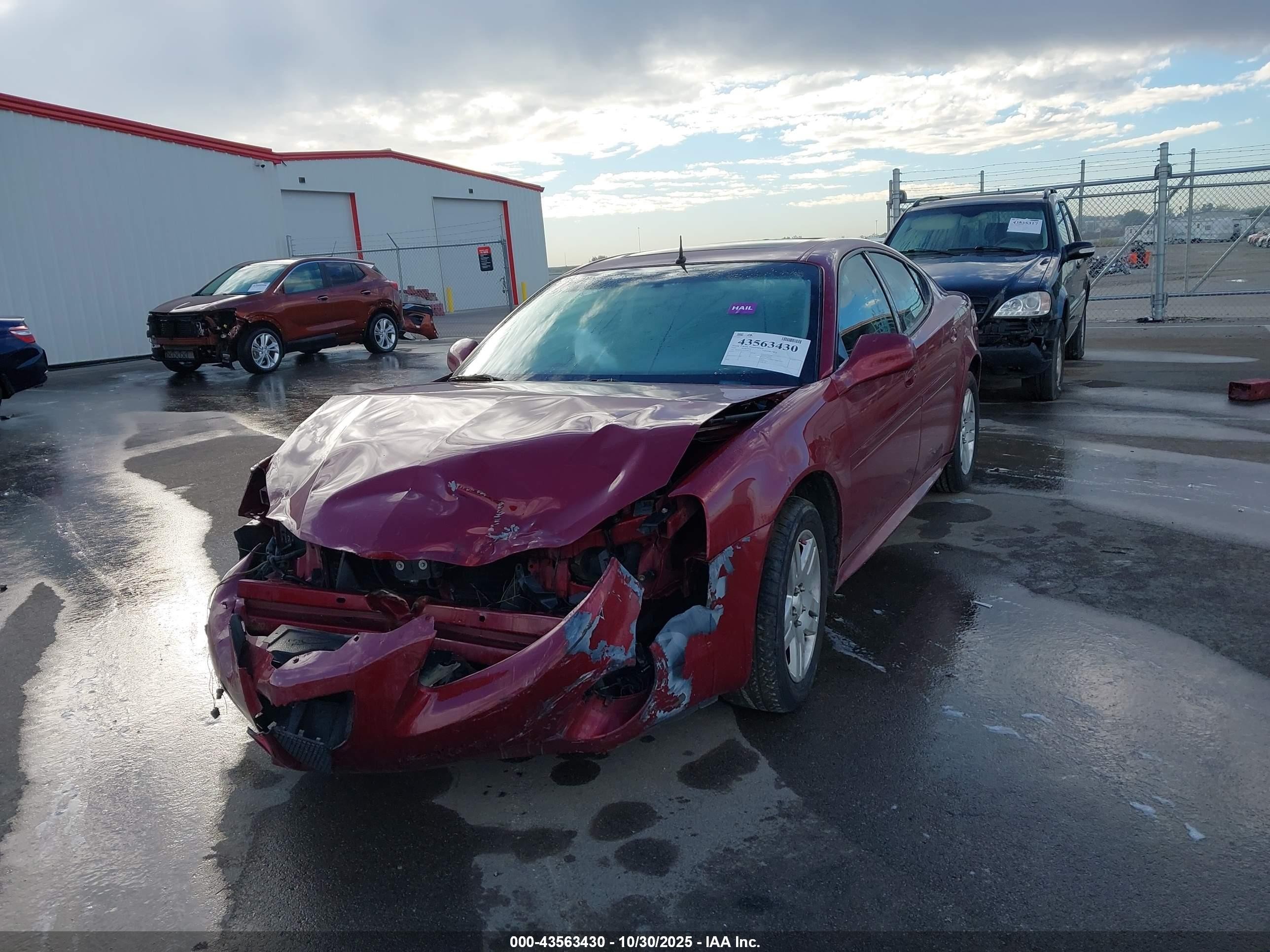 2005 Pontiac Grand Prix Gt Red vin: 2G2WS522551349459