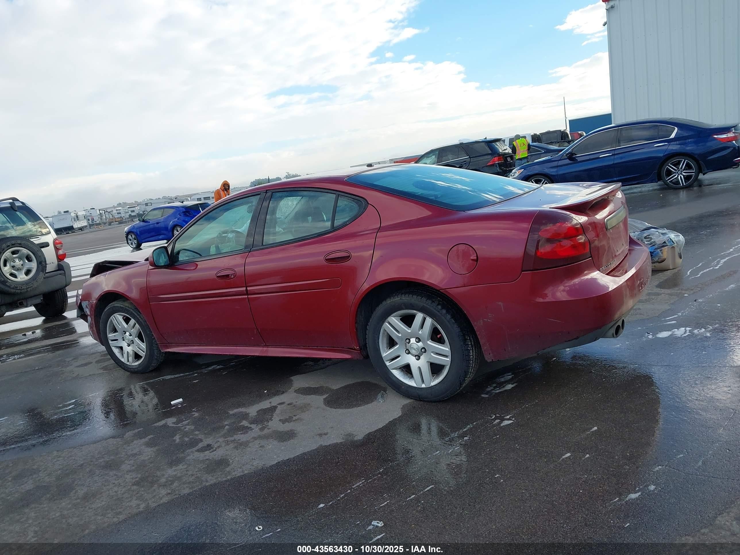 2005 Pontiac Grand Prix Gt Red vin: 2G2WS522551349459