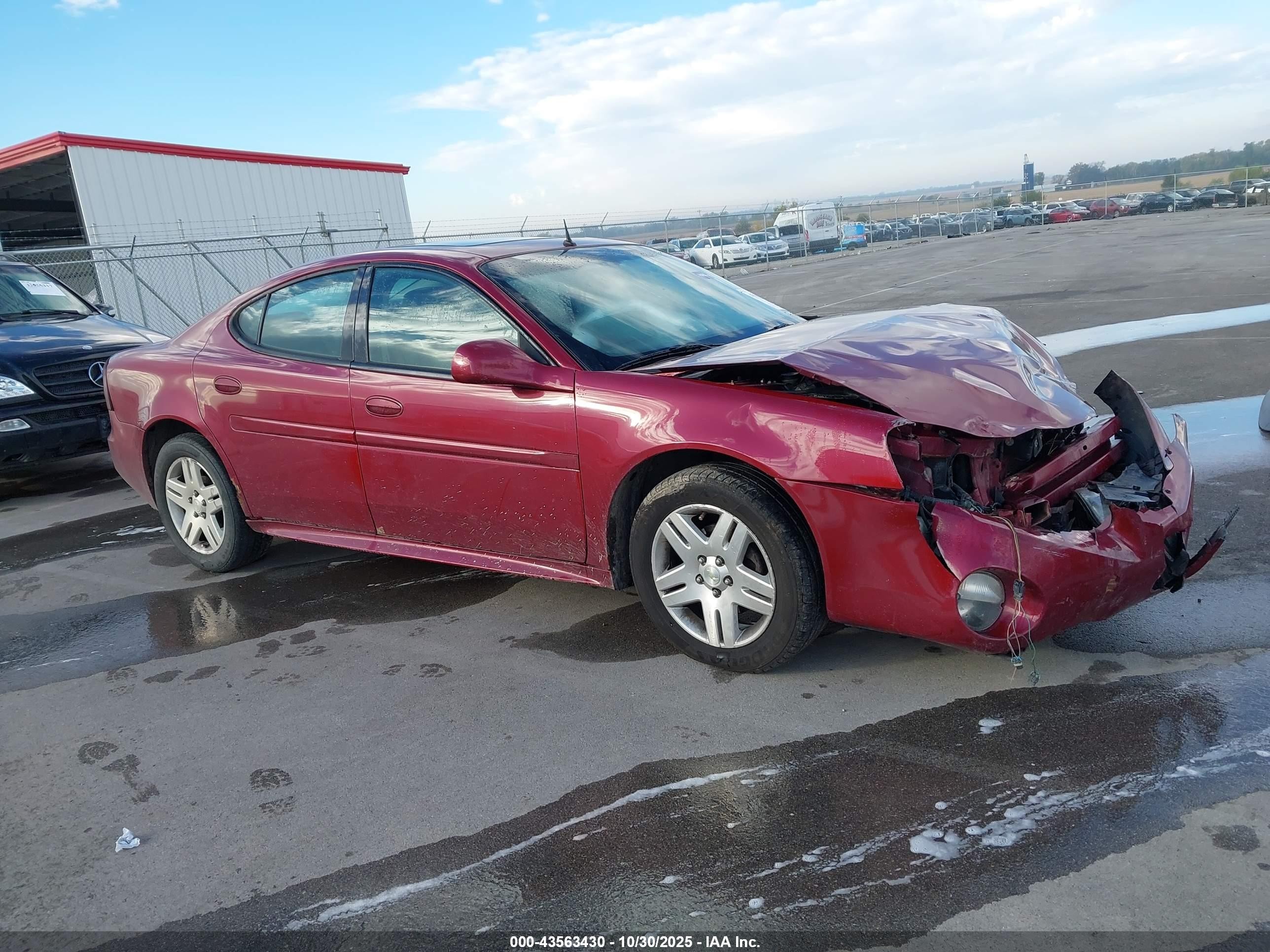 2005 Pontiac Grand Prix Gt Red vin: 2G2WS522551349459