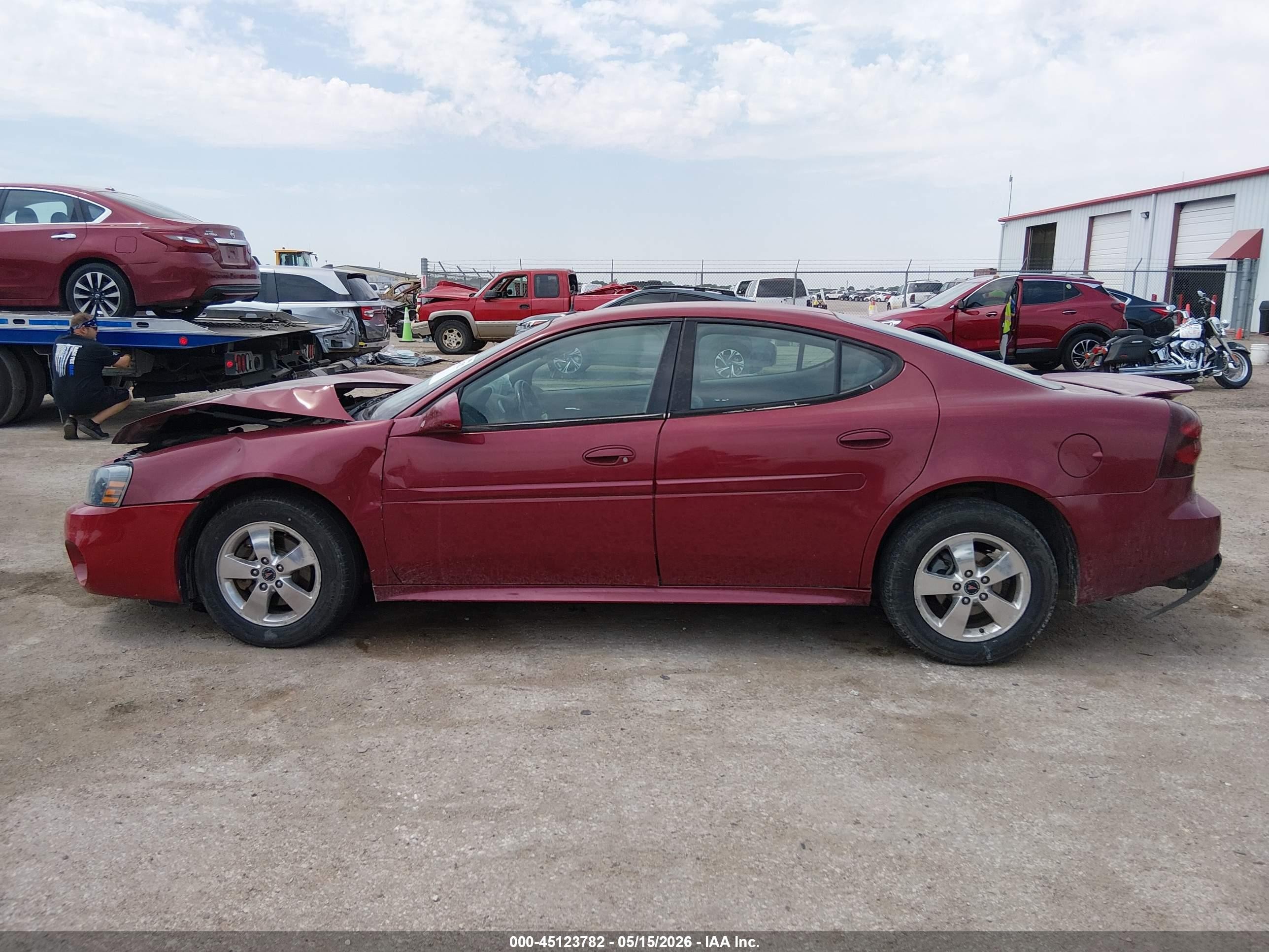 2005 Pontiac Grand Prix Gt Red vin: 2G2WS522751201720
