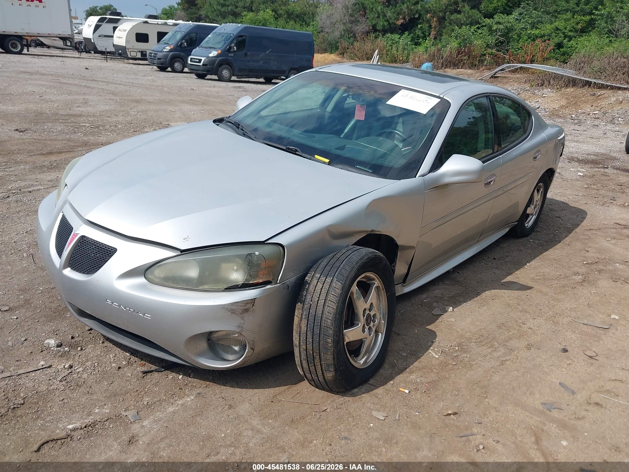 2004 Pontiac Grand Prix Gt2 Silver vin: 2G2WS522841275226