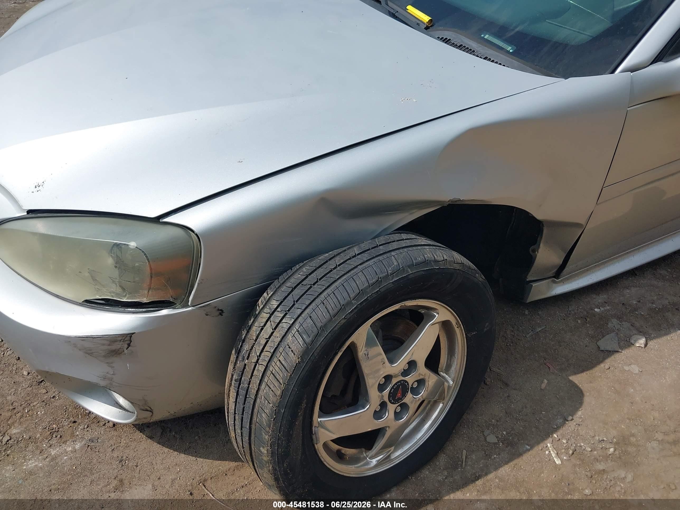 2004 Pontiac Grand Prix Gt2 Silver vin: 2G2WS522841275226