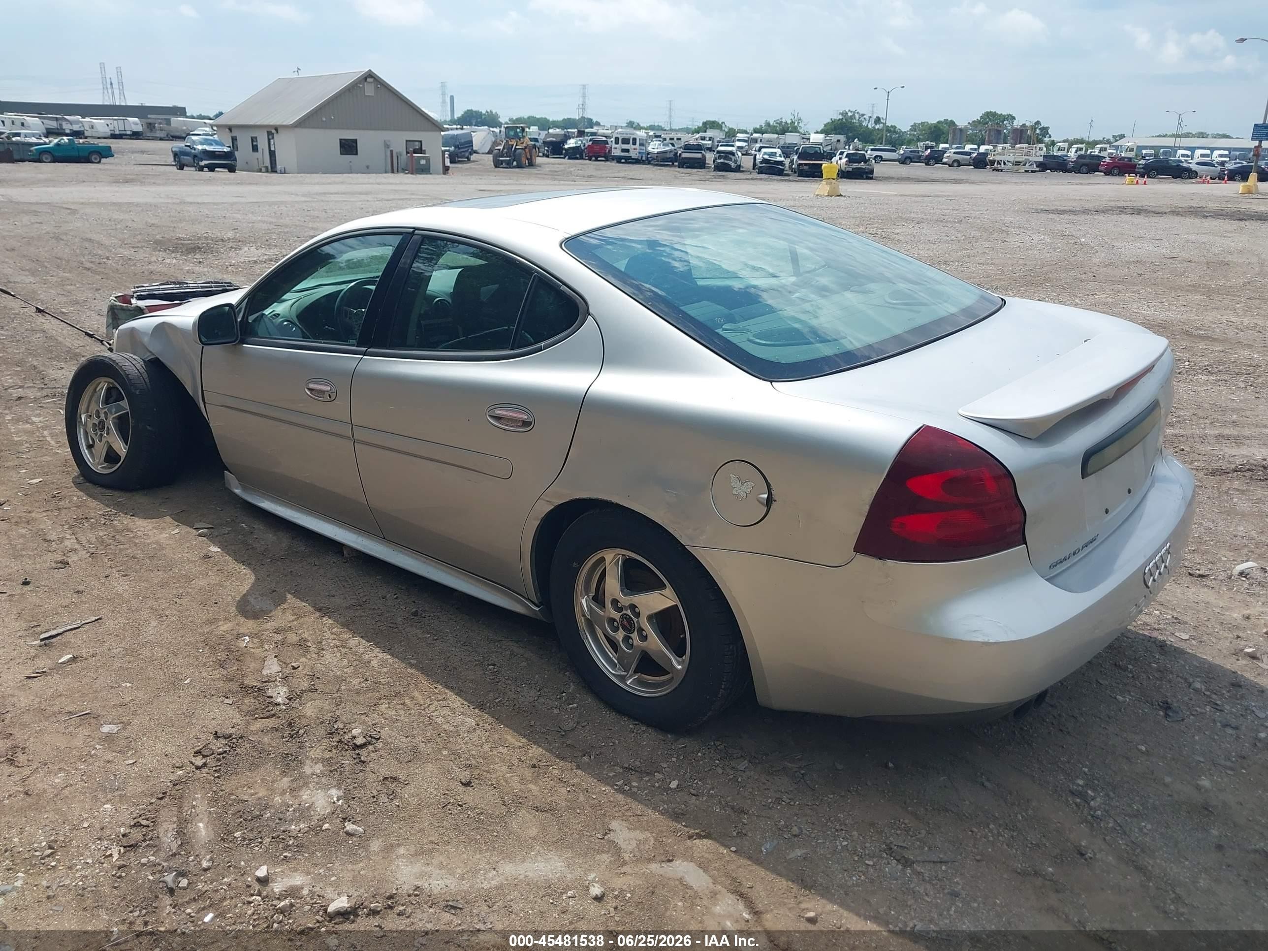 2004 Pontiac Grand Prix Gt2 Silver vin: 2G2WS522841275226