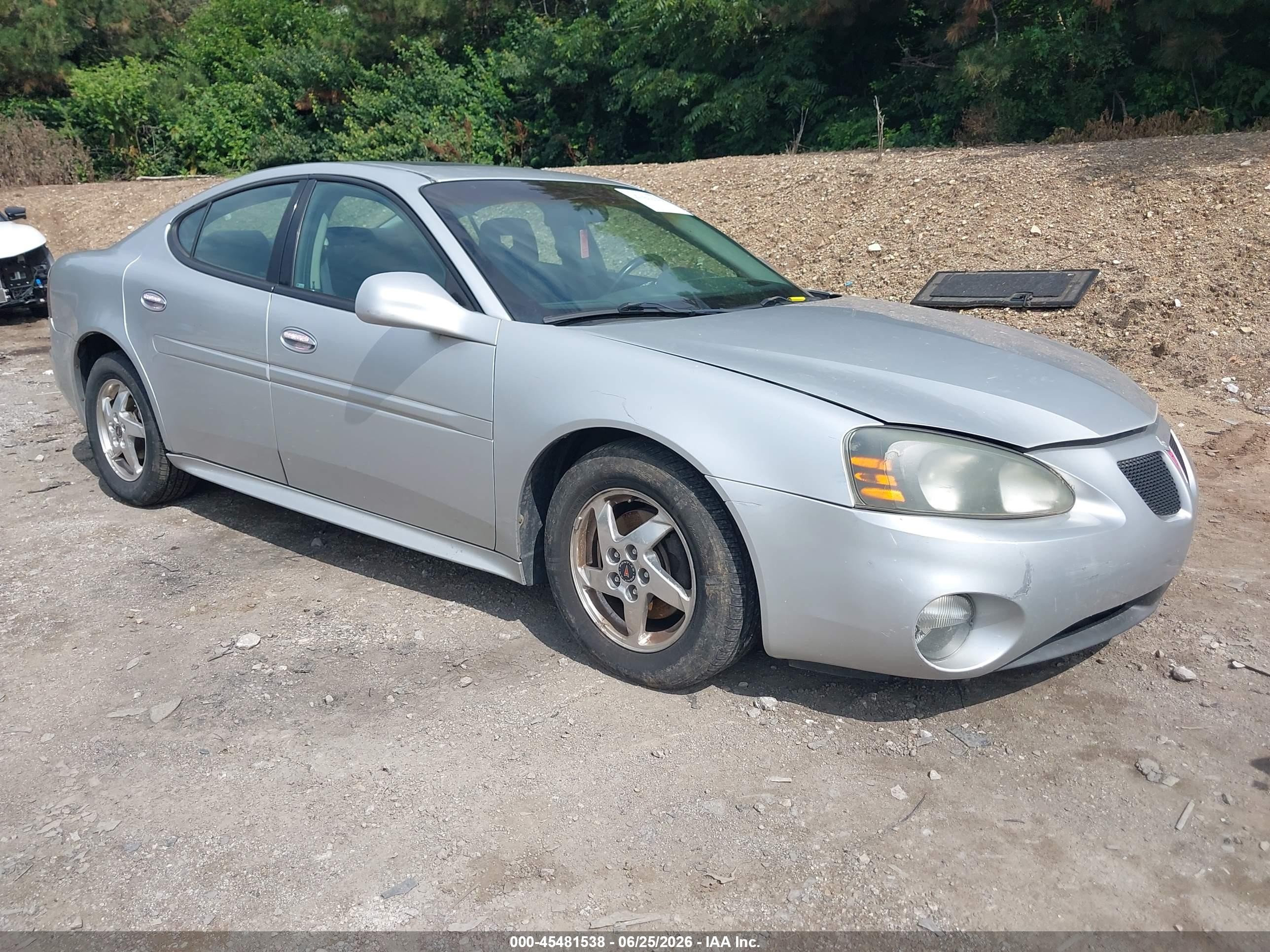 2004 Pontiac Grand Prix Gt2 Silver vin: 2G2WS522841275226