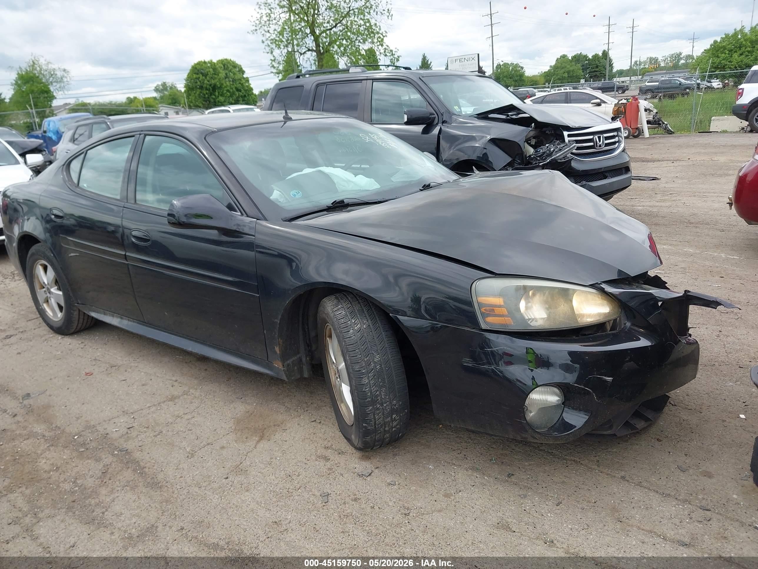 2005 Pontiac Grand Prix Gt Black vin: 2G2WS522851289158