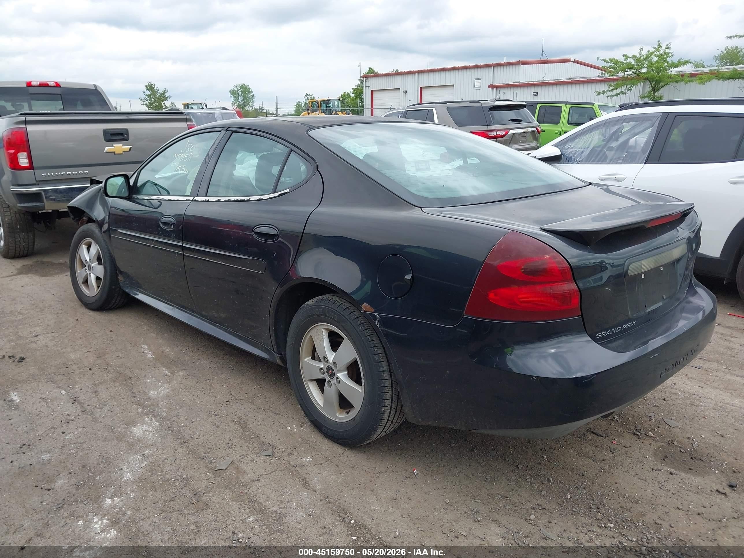 2005 Pontiac Grand Prix Gt Black vin: 2G2WS522851289158