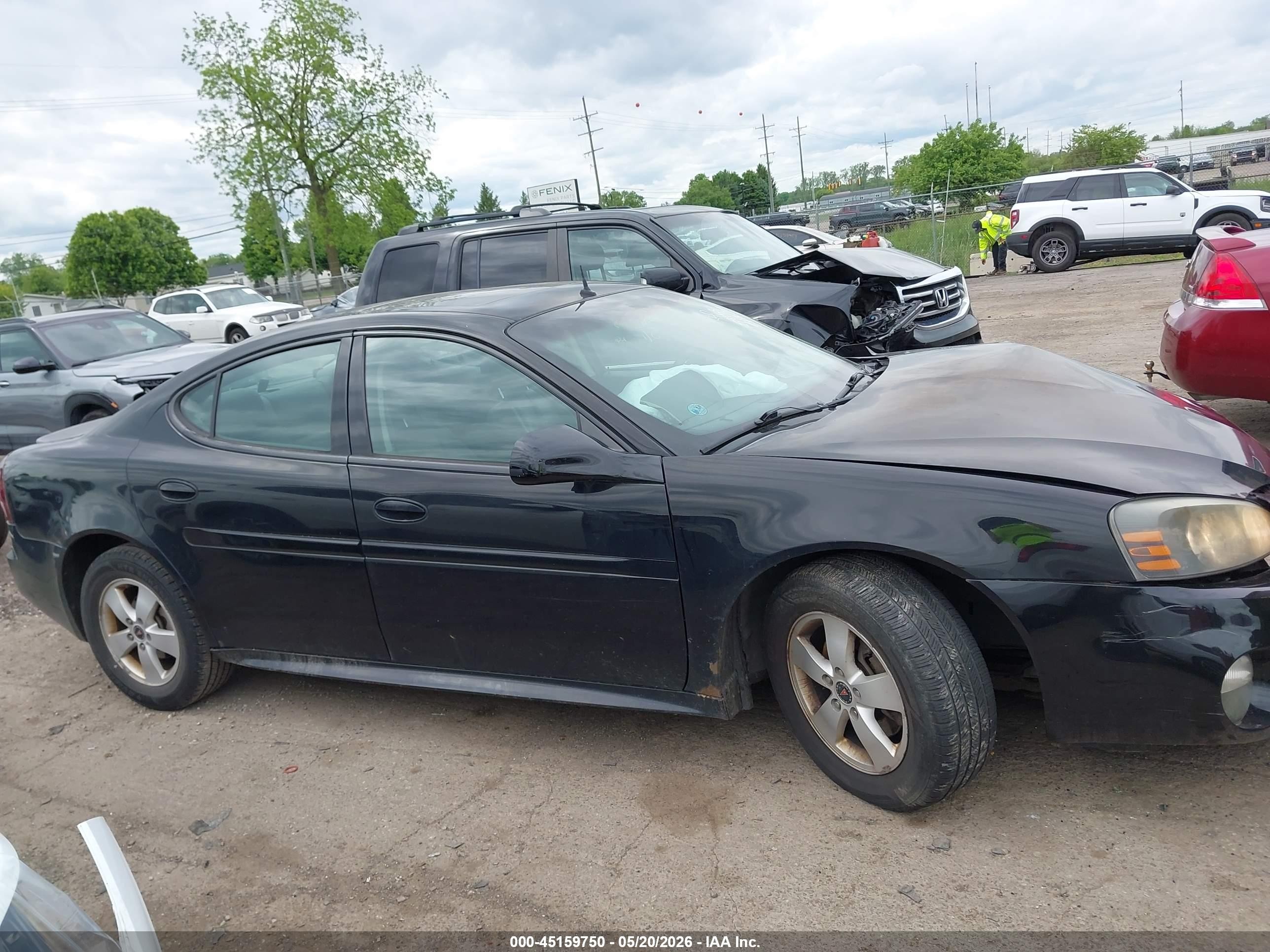 2005 Pontiac Grand Prix Gt Black vin: 2G2WS522851289158