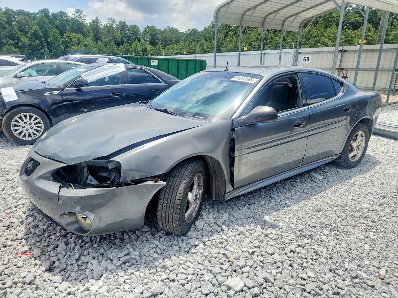 2004 Pontiac Grand Prix Gt2 Gray vin: 2G2WS522X41351450