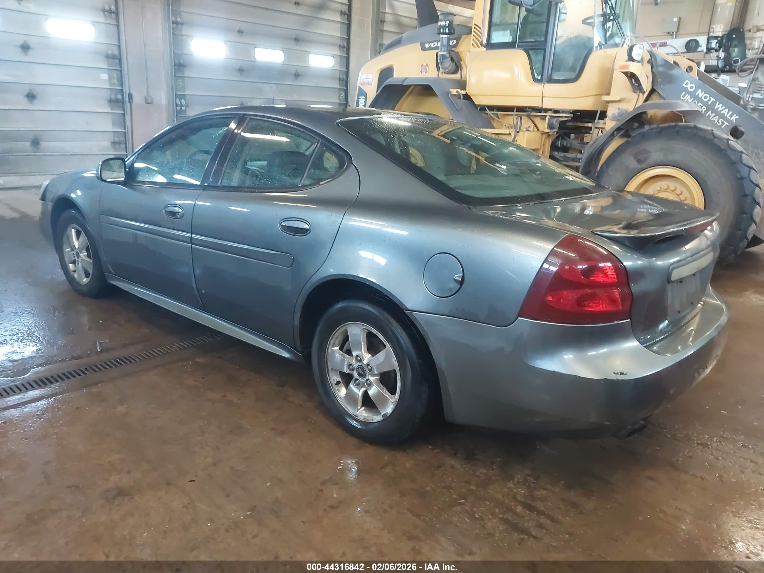 2005 Pontiac Grand Prix Gt Серый vin: 2G2WS522X51245209