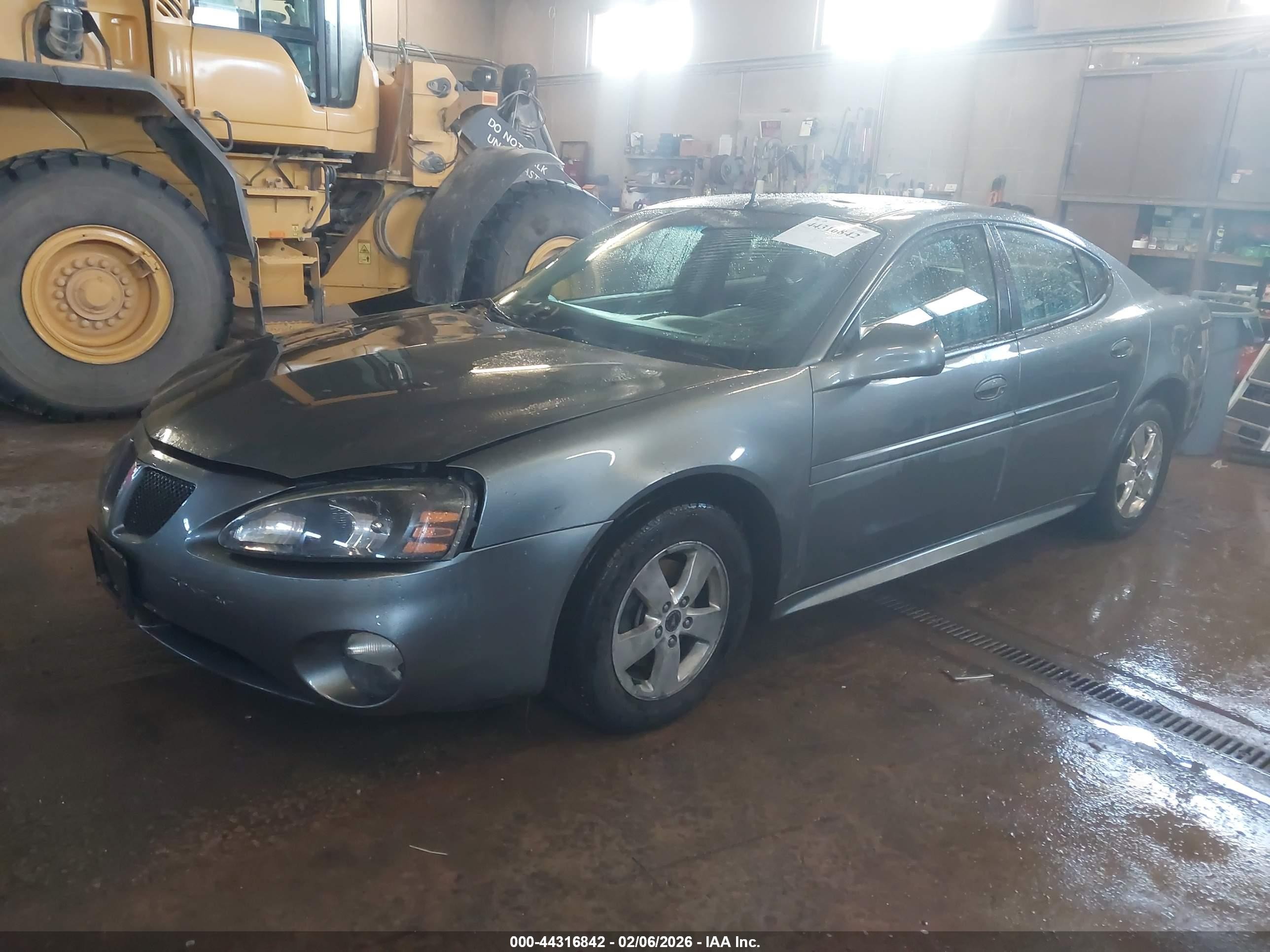 2005 Pontiac Grand Prix Gt Серый vin: 2G2WS522X51245209