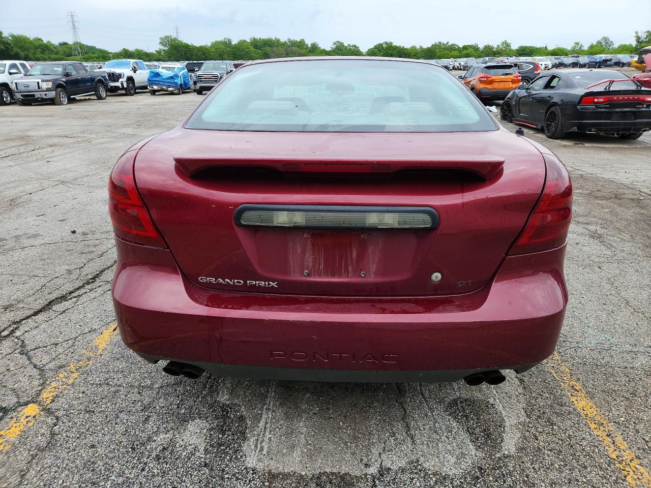2004 Pontiac Grand Prix Gt2 Maroon vin: 2G2WS542041361563