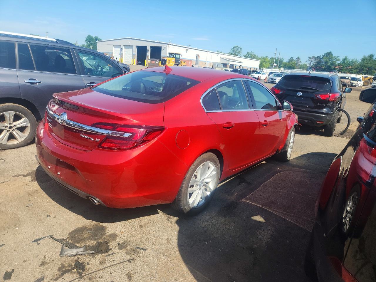 2014 Buick Regal Red vin: 2G4GK5EX0E9250844