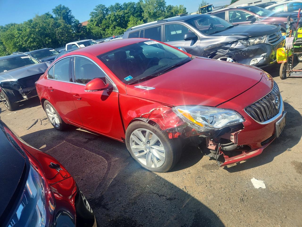 2014 Buick Regal Red vin: 2G4GK5EX0E9250844