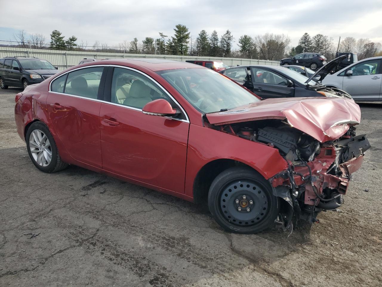 2015 Buick Regal Red vin: 2G4GK5EX0F9298085