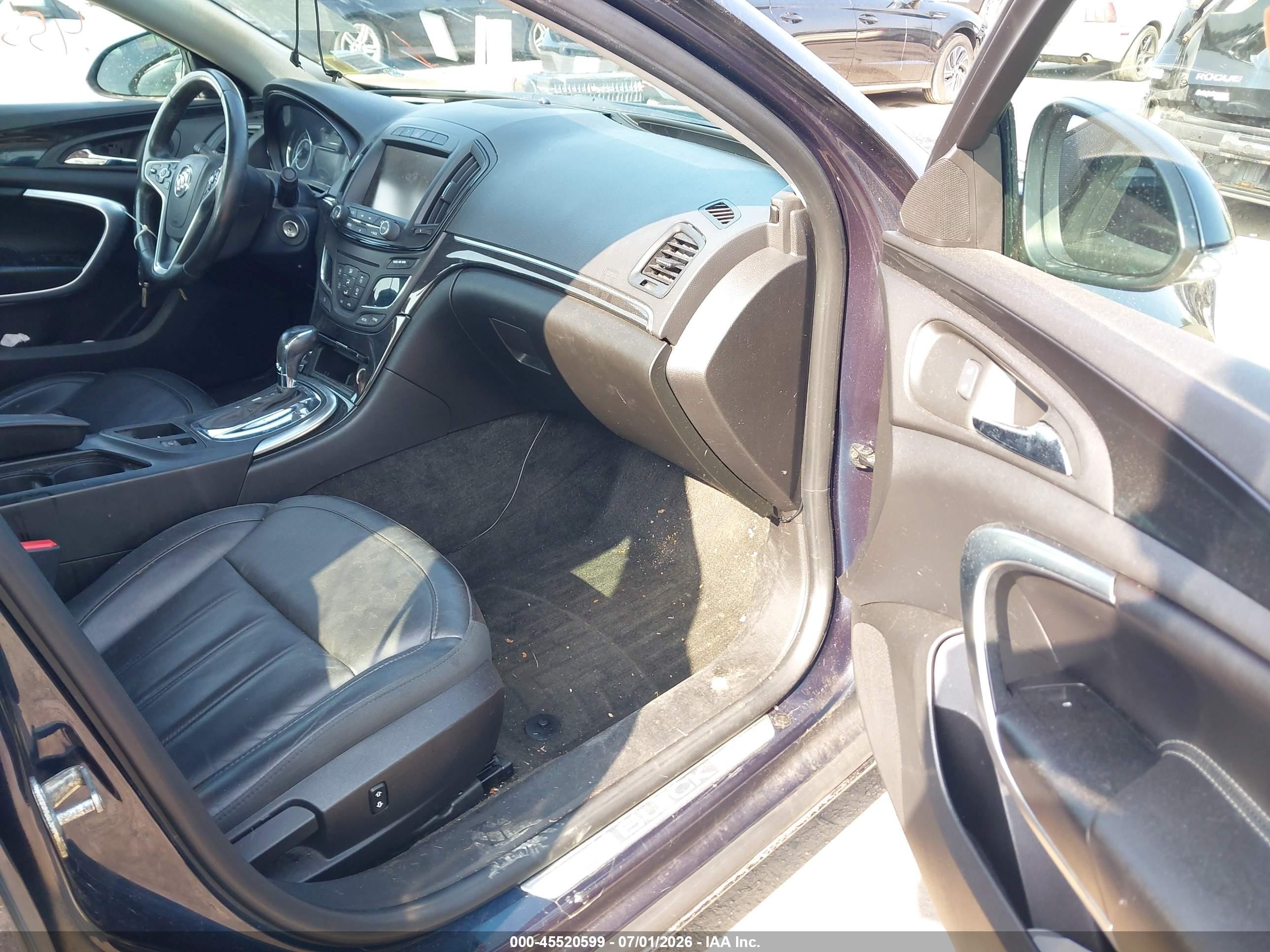 2014 Buick Regal Turbo Dark Blue vin: 2G4GK5EX2E9256046