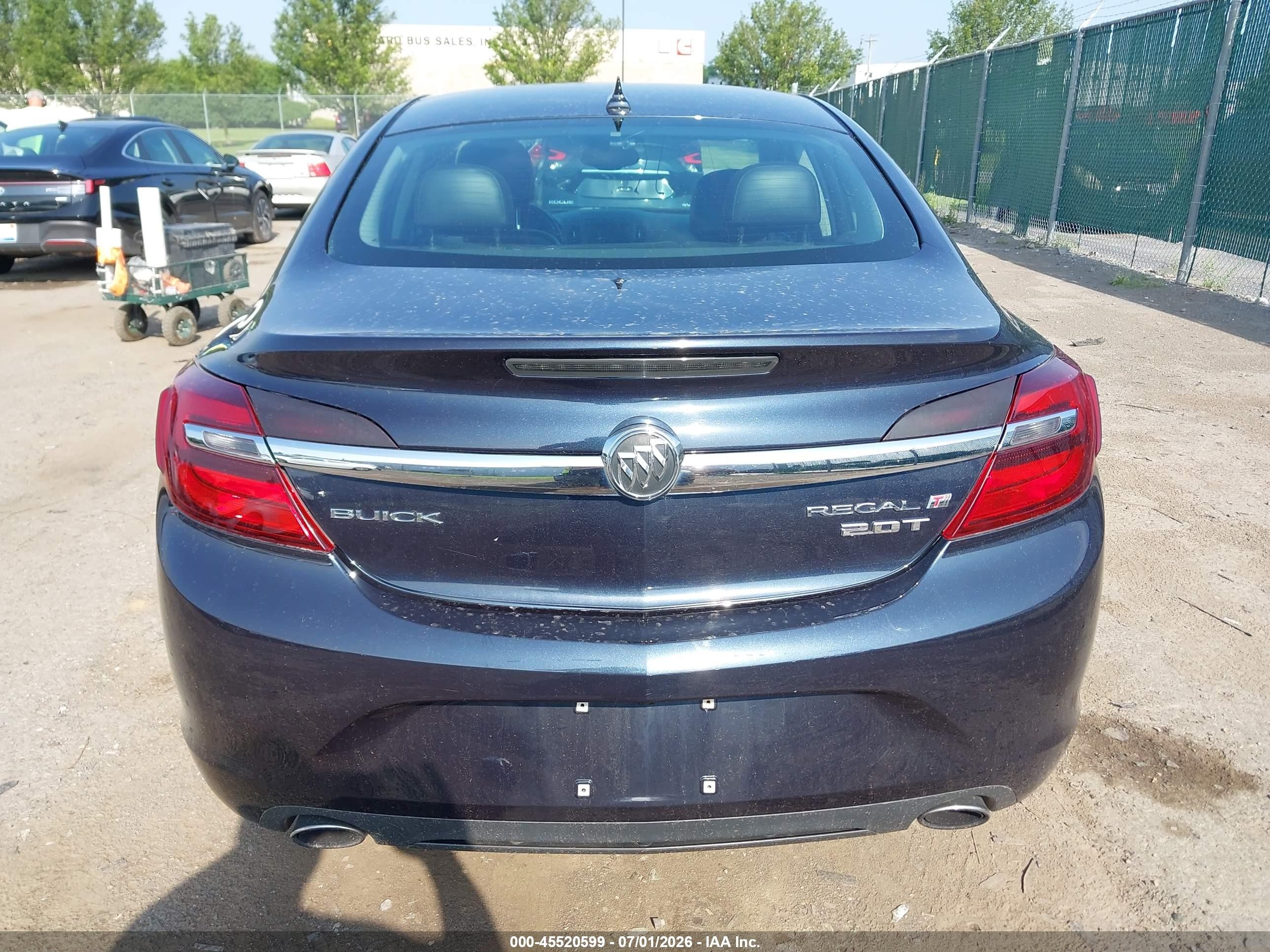 2014 Buick Regal Turbo Dark Blue vin: 2G4GK5EX2E9256046