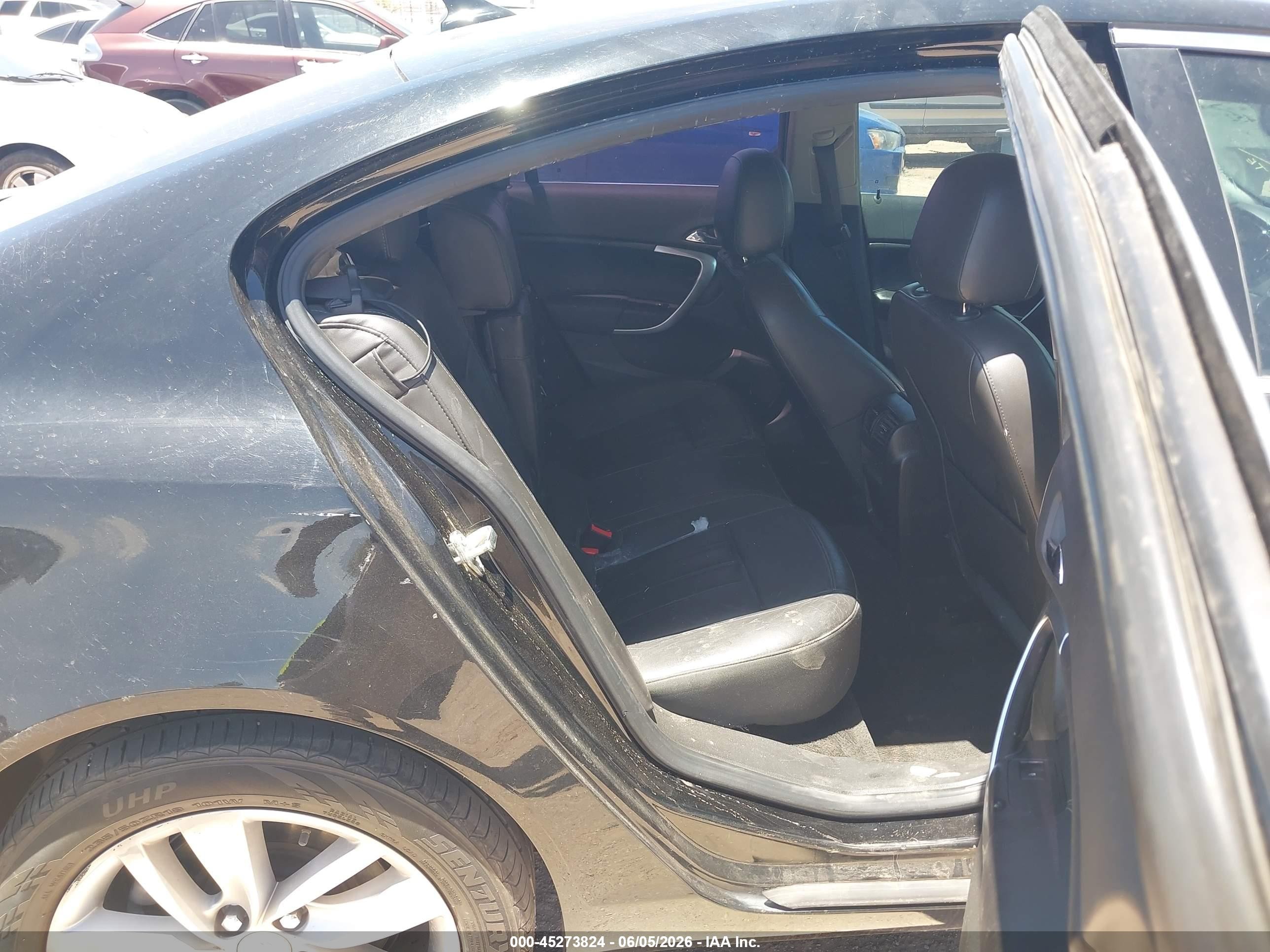 2014 Buick Regal Turbo Black vin: 2G4GK5EX3E9318313