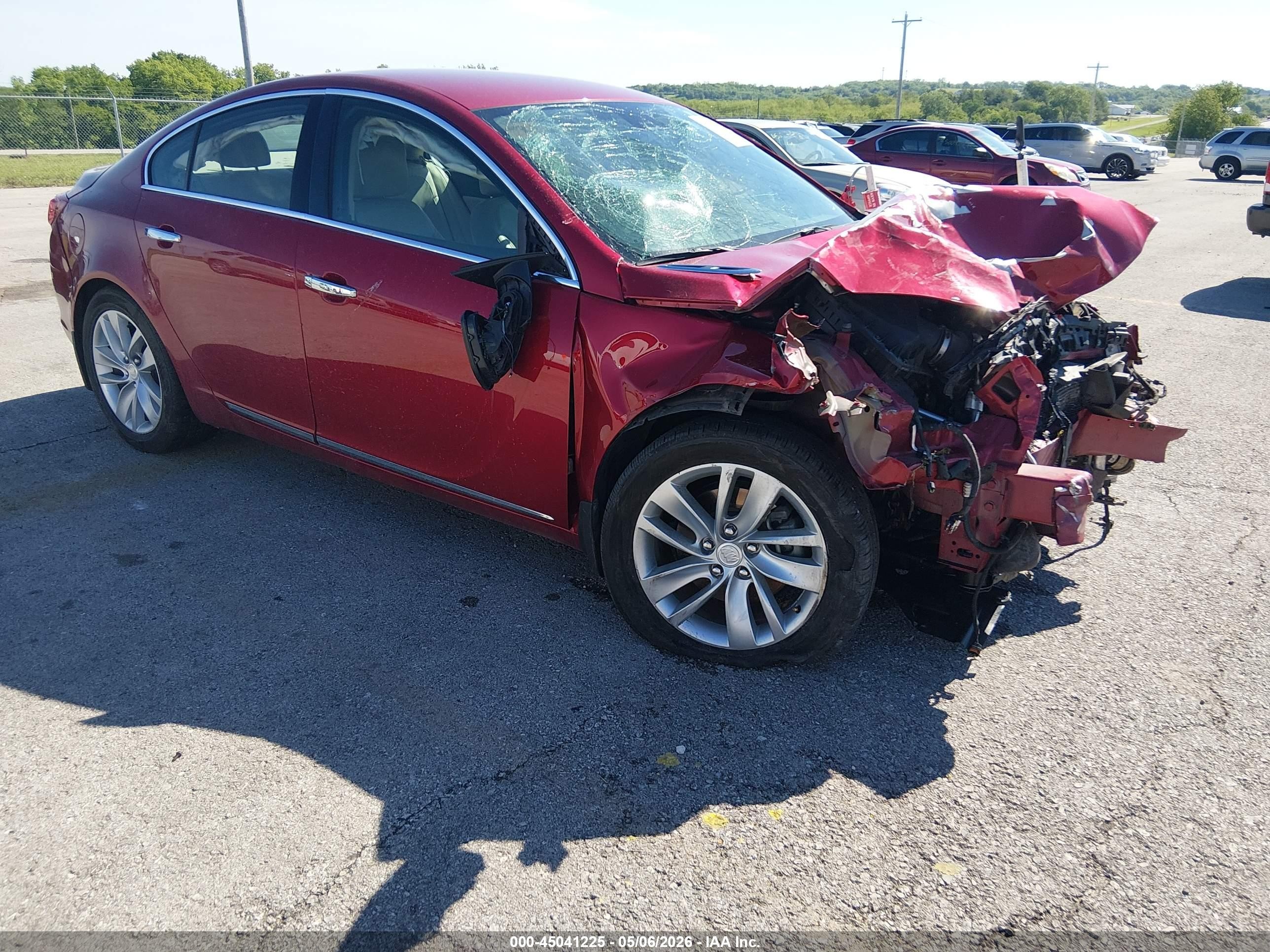 2014 Buick Regal Turbo Red vin: 2G4GK5EX4E9223842