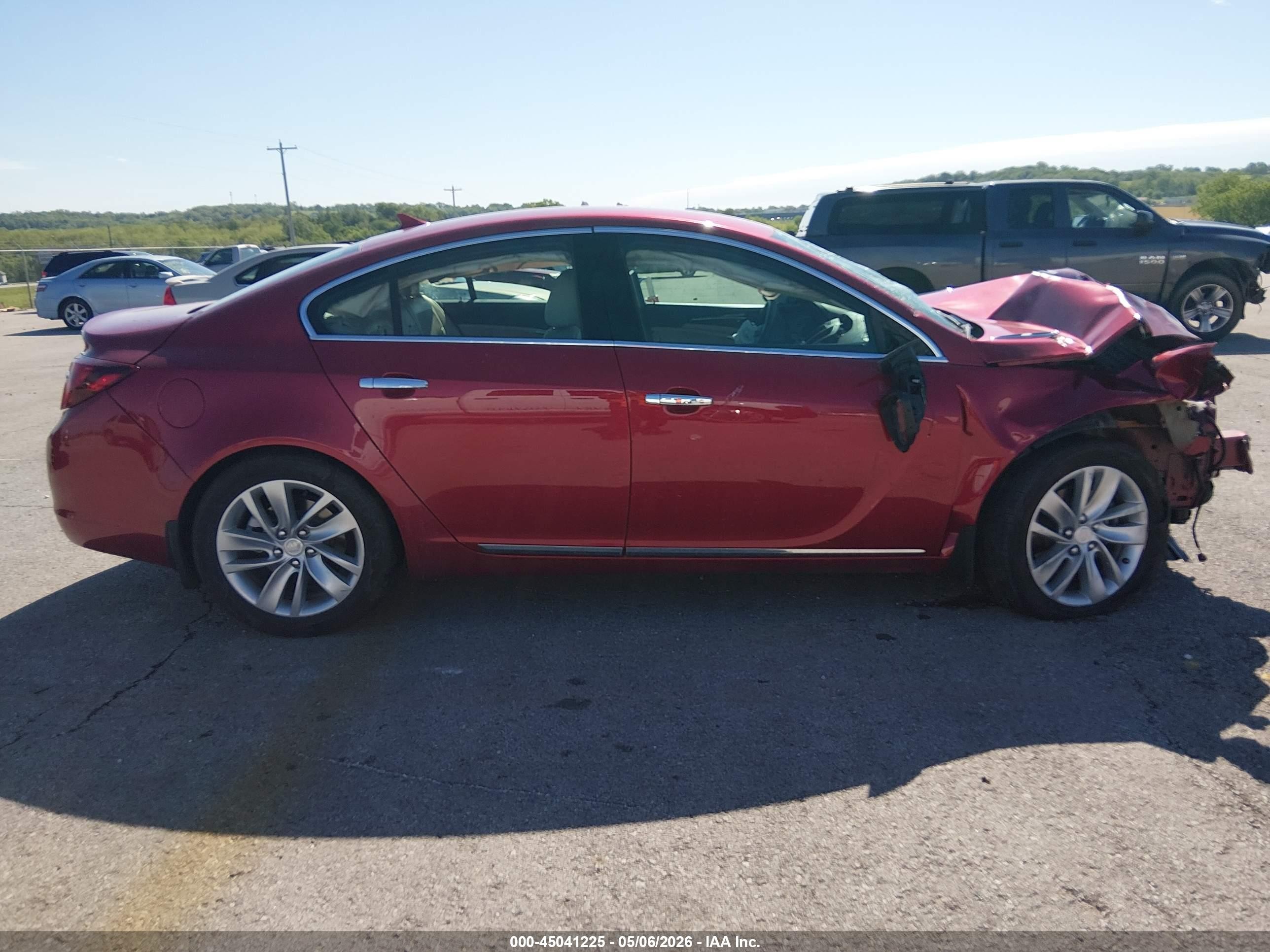 2014 Buick Regal Turbo Red vin: 2G4GK5EX4E9223842